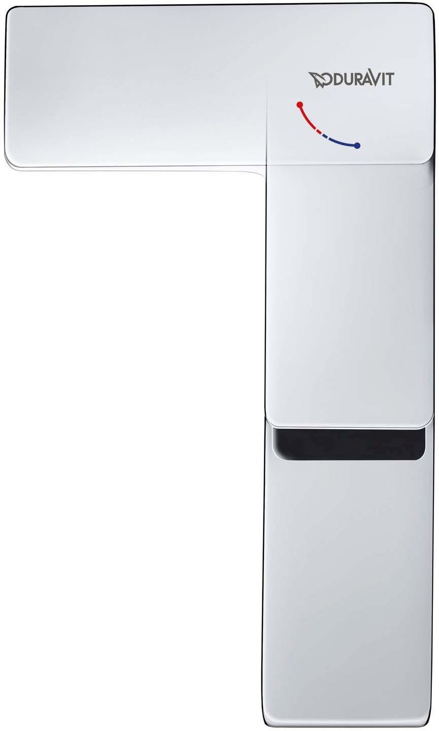 Baterie pentru lavoar Duravit MH1020002010, lavoar Manhattan, tip comanda monocomanda, marime m, crom [6]