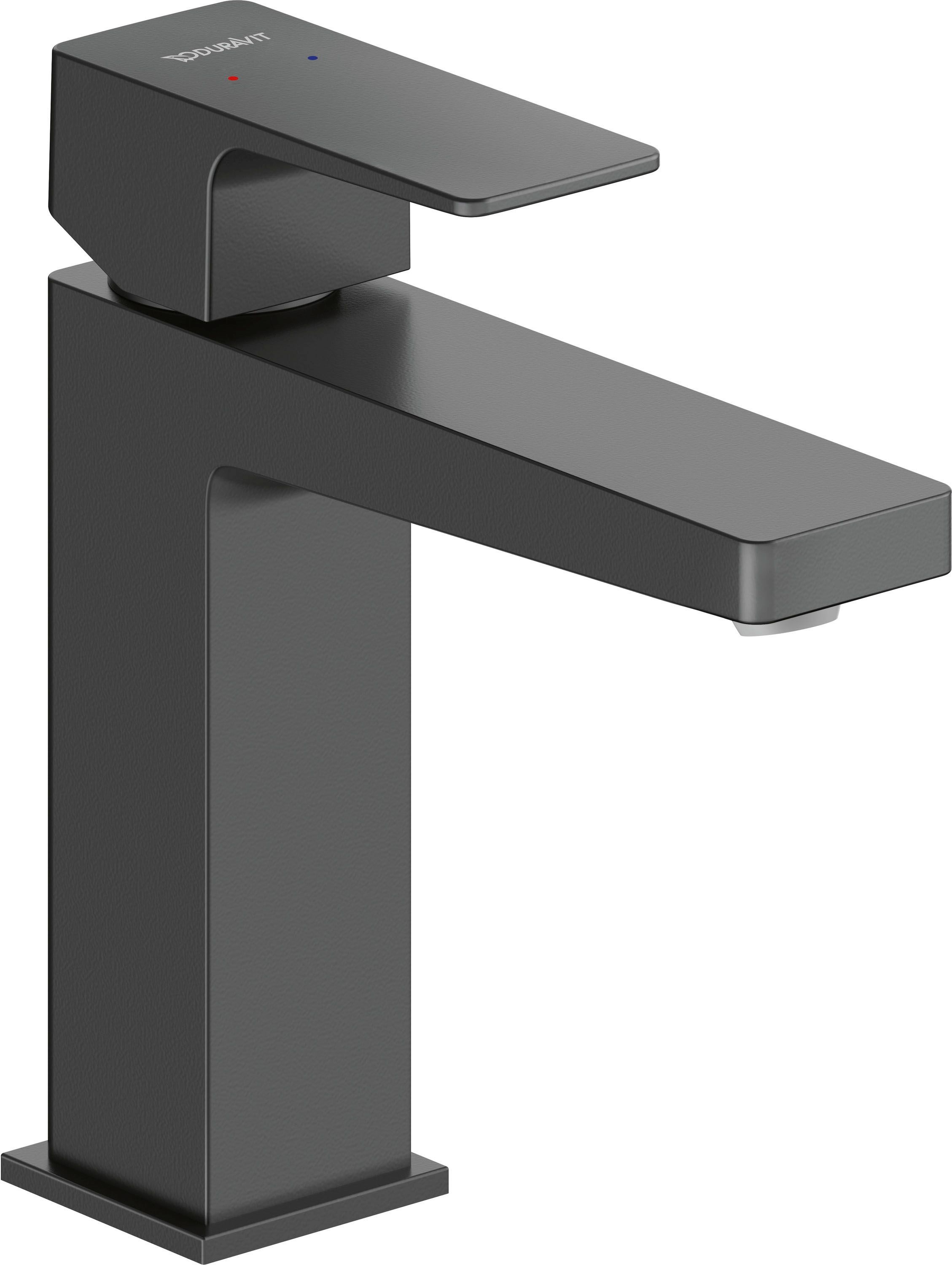 Baterii sanitare - Baterie pentru lavoar Duravit MH1020002046, lavoar Manhattan, tip comanda monocomanda, marime m, negru