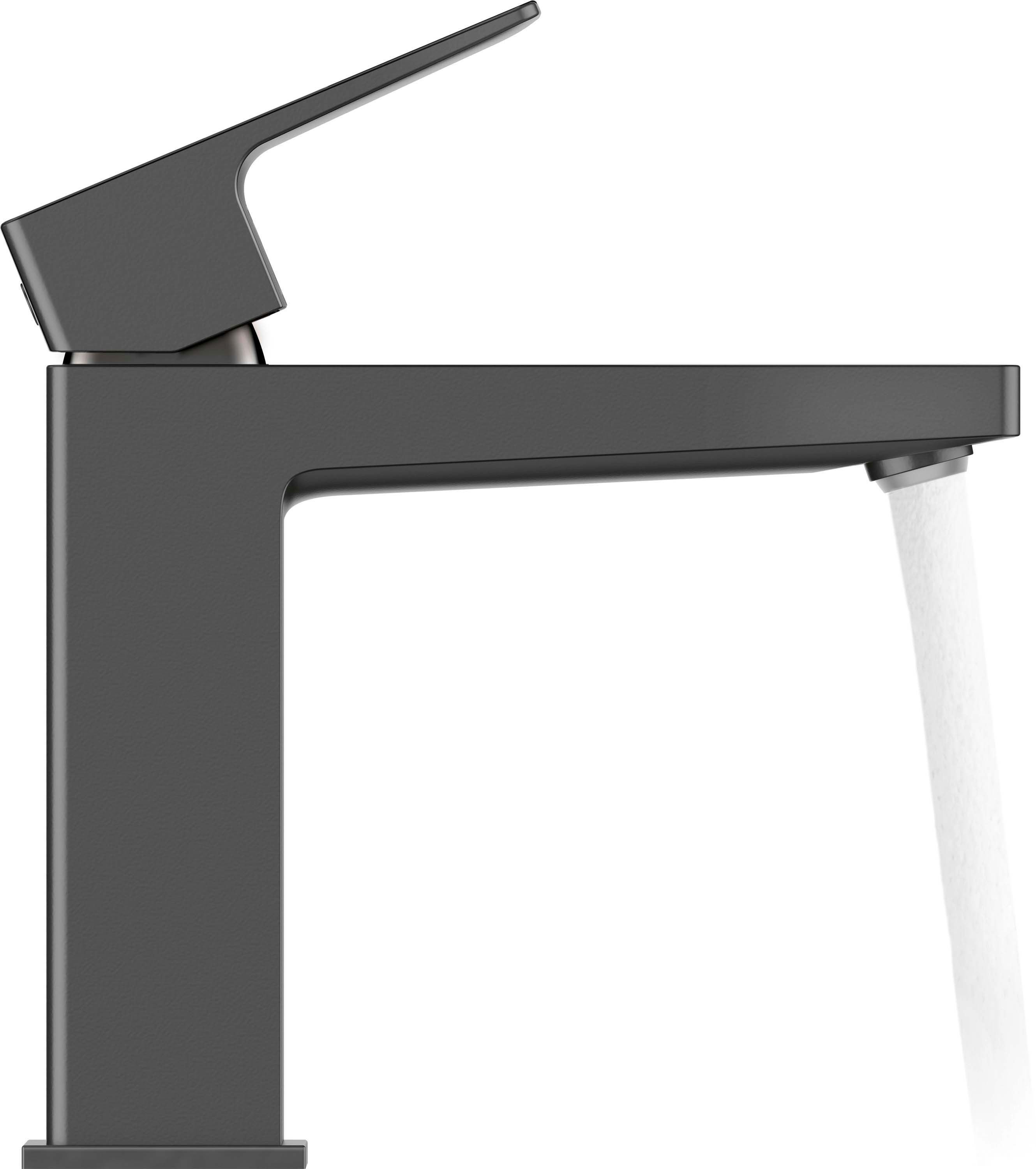 Baterie pentru lavoar Duravit MH1020002046, lavoar Manhattan, tip comanda monocomanda, marime m, negru [2]