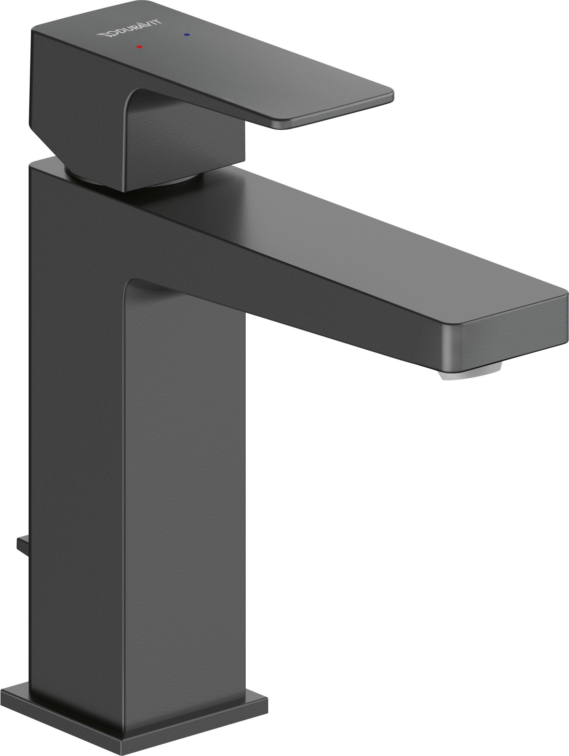 Baterii sanitare - Baterie pentru lavoar Duravit MH1020001046, lavoar Manhattan, tip comanda monocomanda, marime m, negru