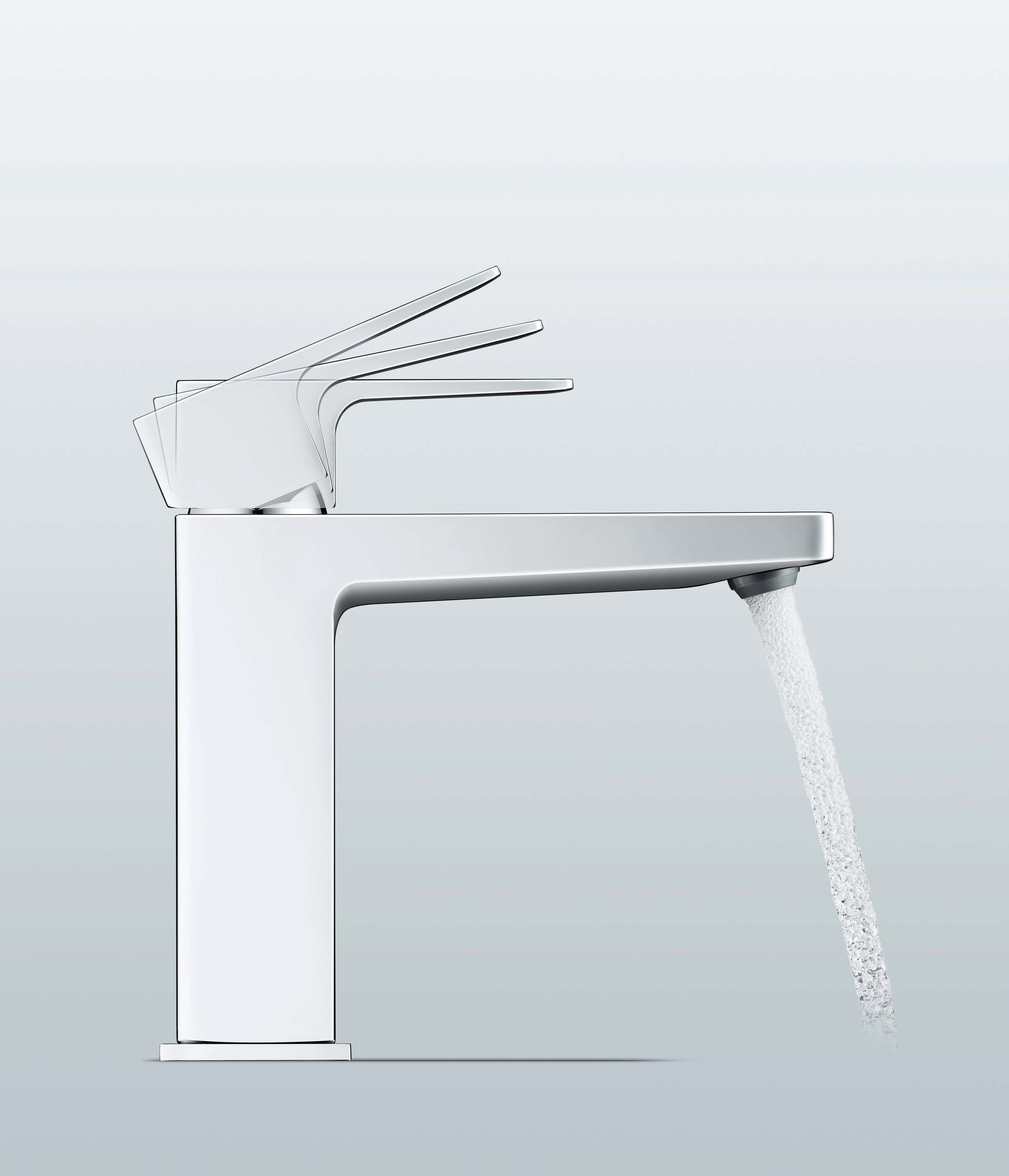 Baterie pentru lavoar Duravit MH1020001010, lavoar Manhattan, tip comanda monocomanda, marime m, crom [6]
