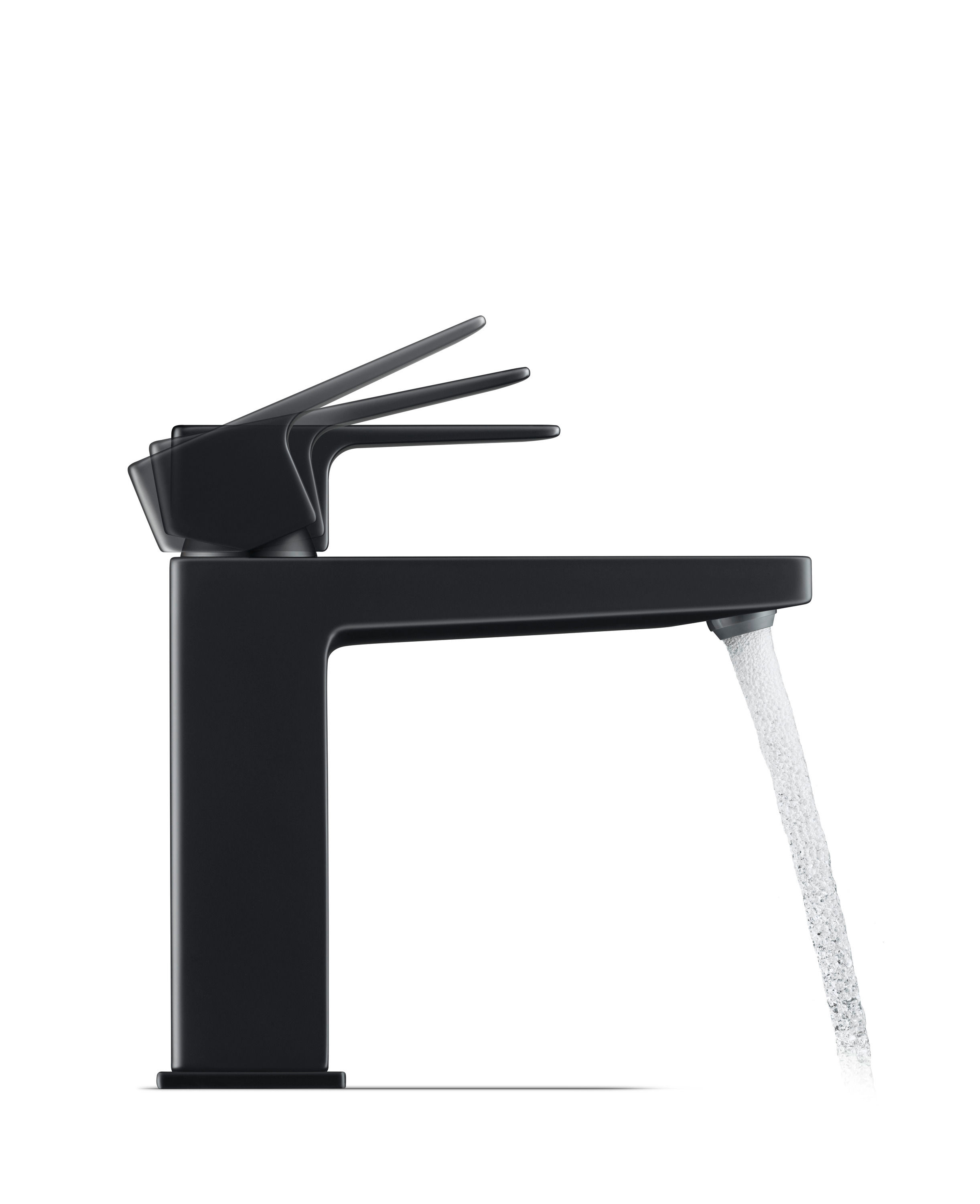 Baterie pentru lavoar Duravit MH1020001046, lavoar Manhattan, tip comanda monocomanda, marime m, negru [4]