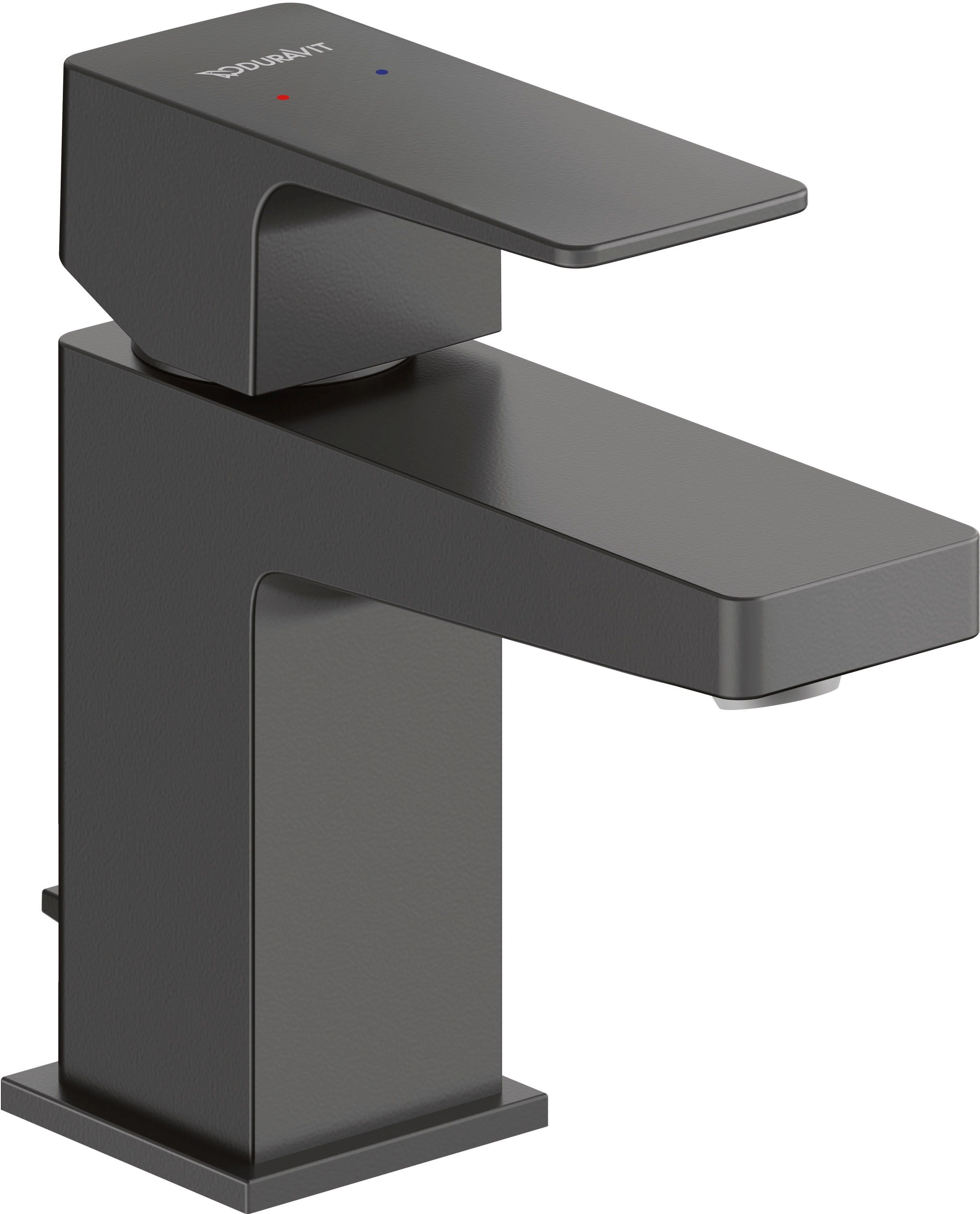 Baterii sanitare - Baterie pentru lavoar Duravit MH1010001046, lavoar Manhattan, tip comanda monocomanda, marime s, negru
