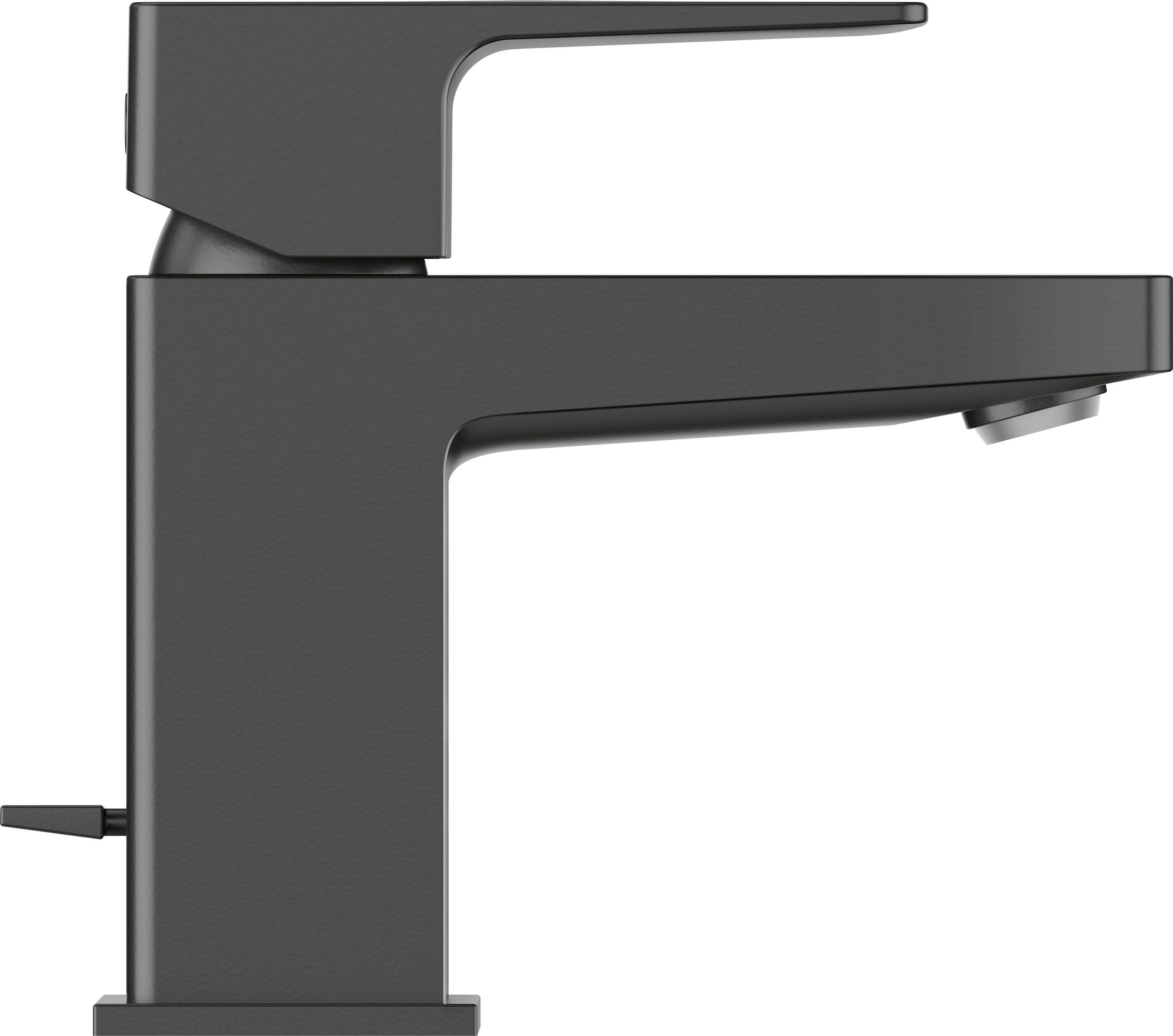 Baterie pentru lavoar Duravit MH1010001046, lavoar Manhattan, tip comanda monocomanda, marime s, negru [1]
