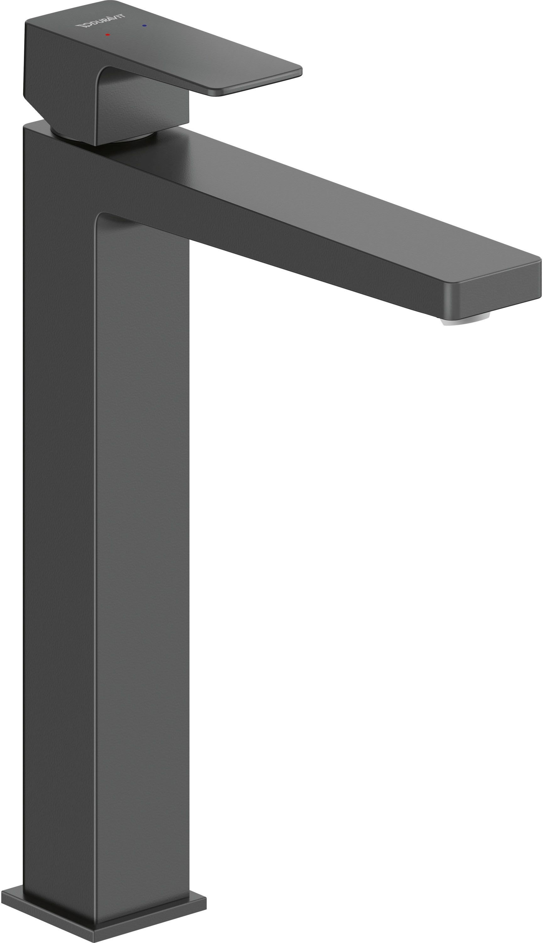 Baterii sanitare - Baterie pentru lavoar Duravit MH1040002046, lavoar Manhattan, tip comanda monocomanda, marime xl, negru