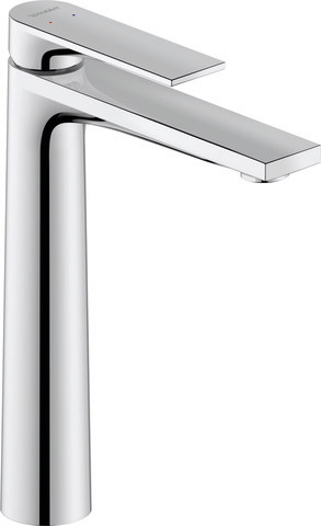 Baterii sanitare - Baterie pentru lavoar Duravit TU1040002010, lavoar Tulum, tip comanda monocomanda, marime l, tip instalare pe blat, crom