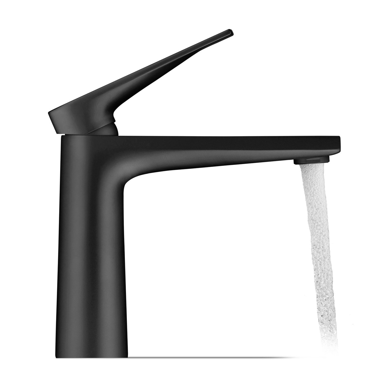 Baterie lavoar Duravit TU1020002046, Tulum, tip comanda monocomanda, marime m, tip instalare pe lavoar, negru [2]