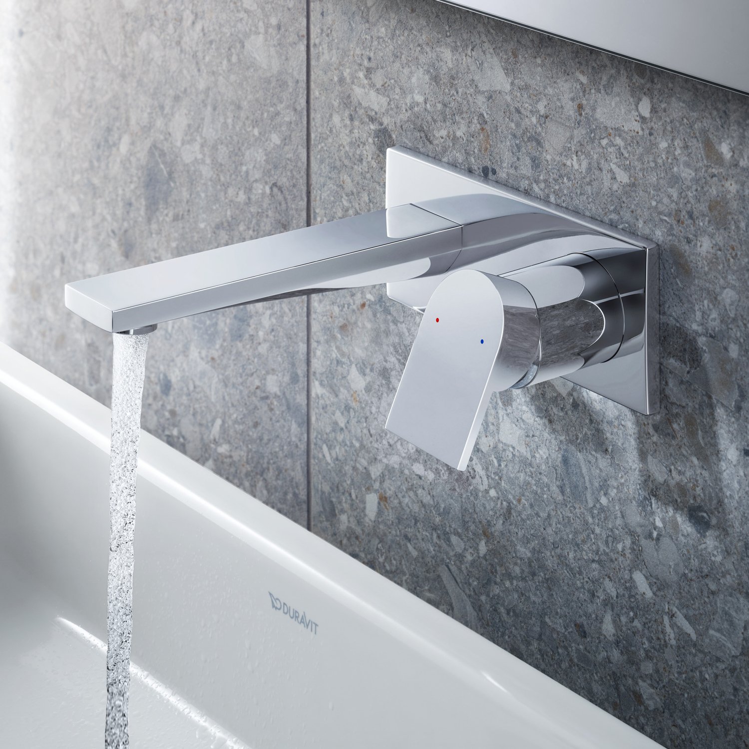 Baterie lavoar Duravit TU1070004010, Tulum, tip comanda monocomanda, marime l, numar orificii instalare 2, crom [5]