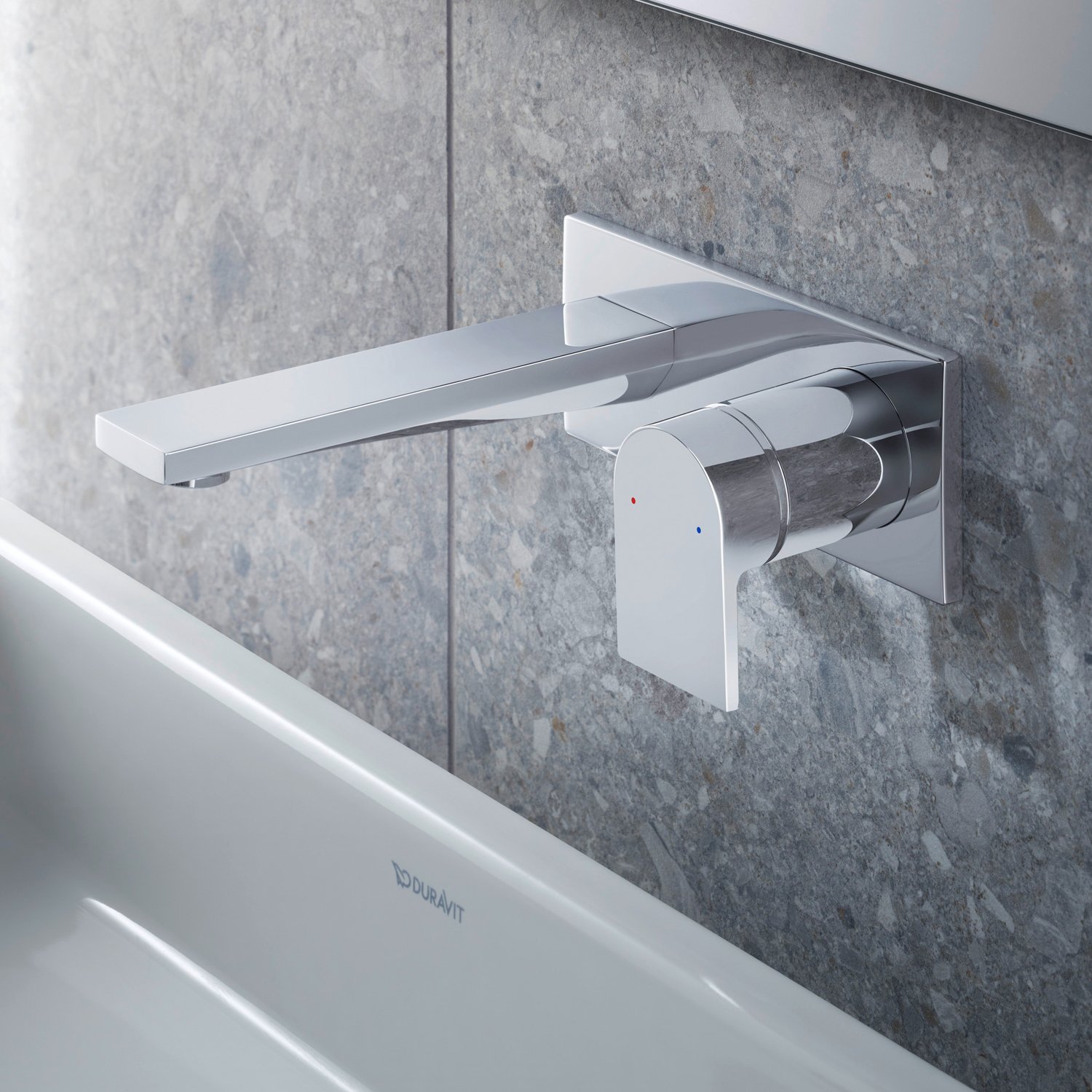 Baterie lavoar Duravit TU1070004010, Tulum, tip comanda monocomanda, marime l, numar orificii instalare 2, crom [4]