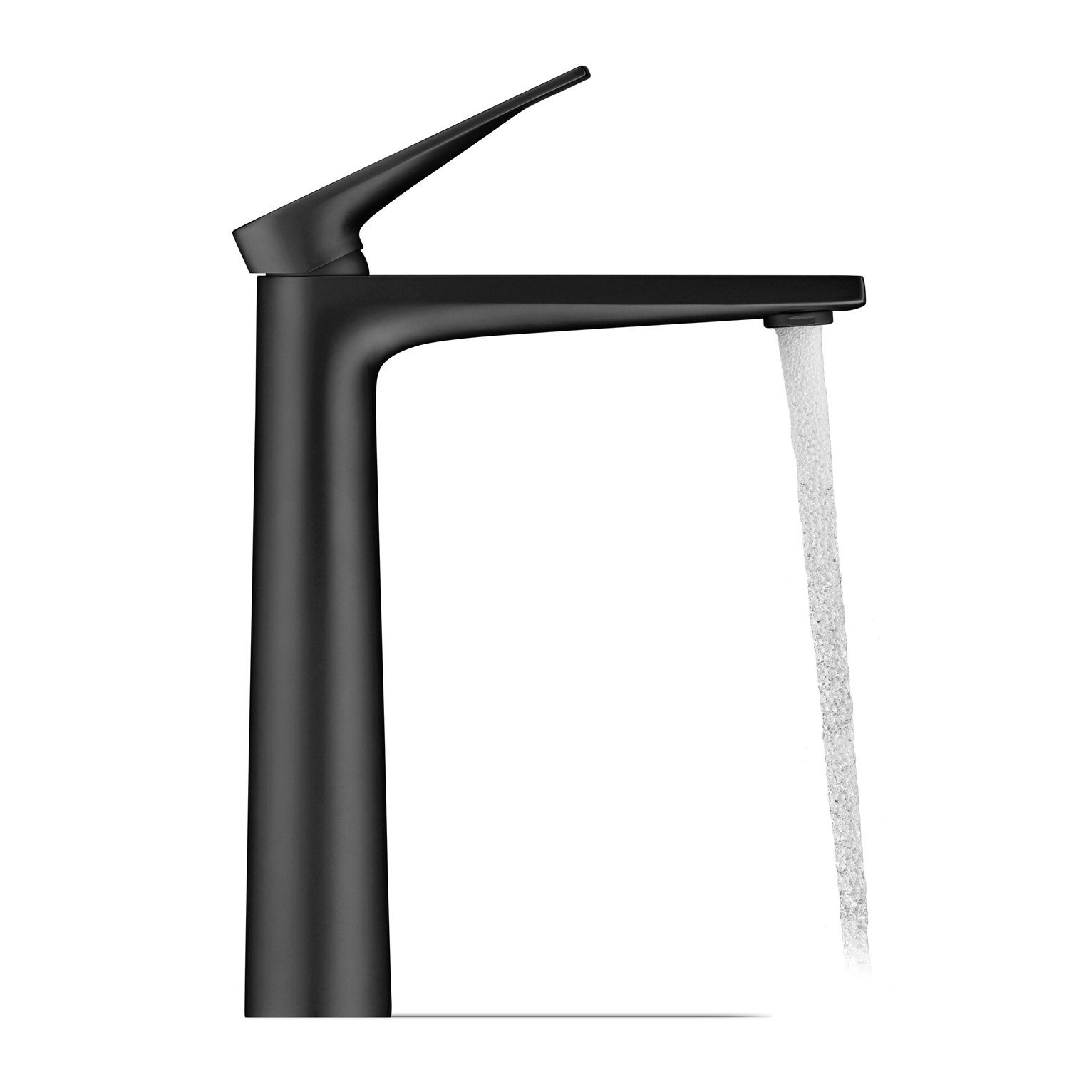 Baterie lavoar Duravit TU1040002046, Tulum, tip comanda monocomanda, marime xl, tip instalare pe blat, negru [2]