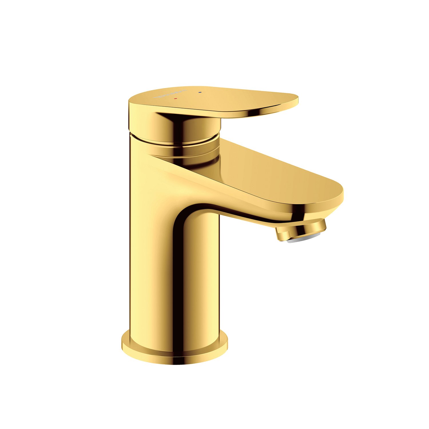 Baterii sanitare - Baterie lavoar Duravit WA1010002034, Wave, tip comanda monocomanda, marime s, tip instalare pe lavoar, auriu