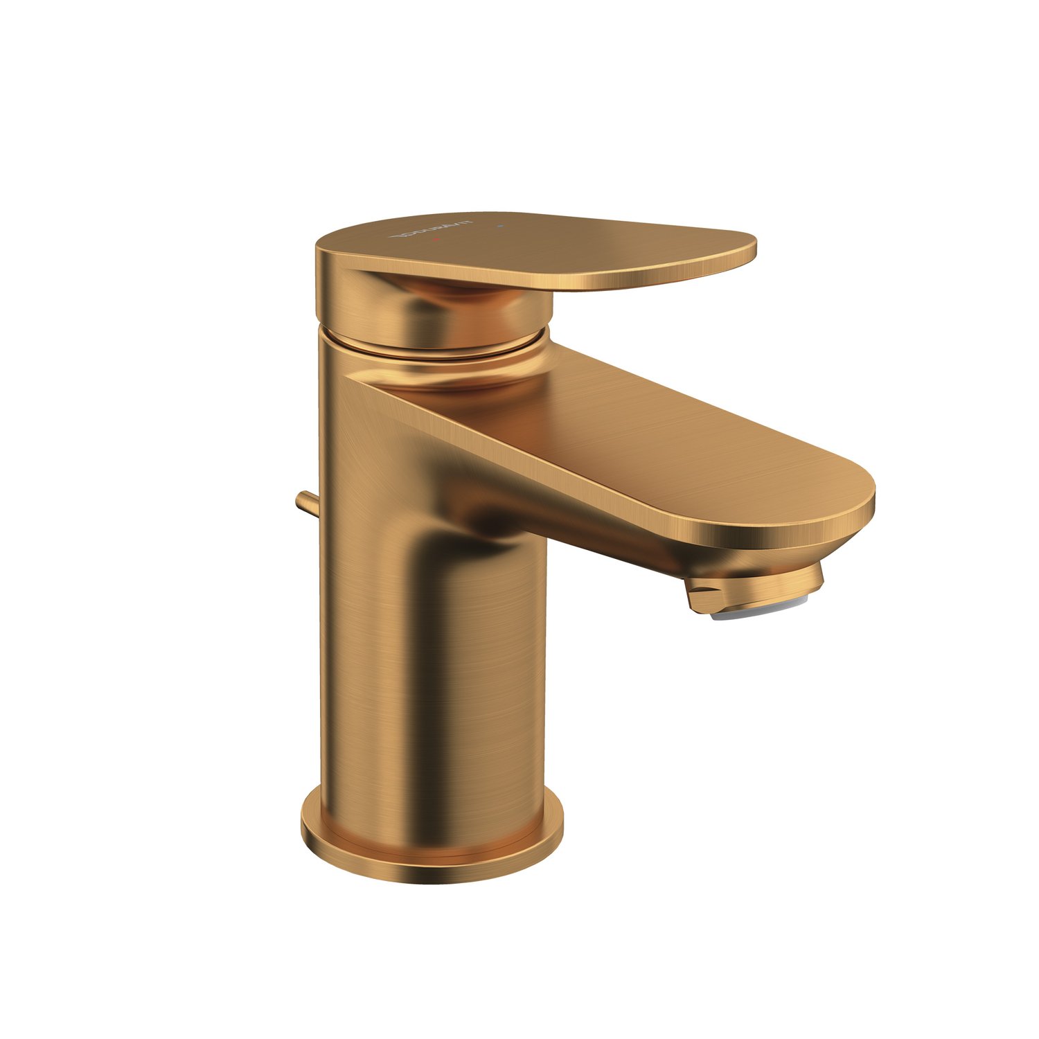 Baterii sanitare - Baterie lavoar Duravit WA1010001004, Wave, tip comanda monocomanda, marime s, tip instalare pe lavoar, bronz