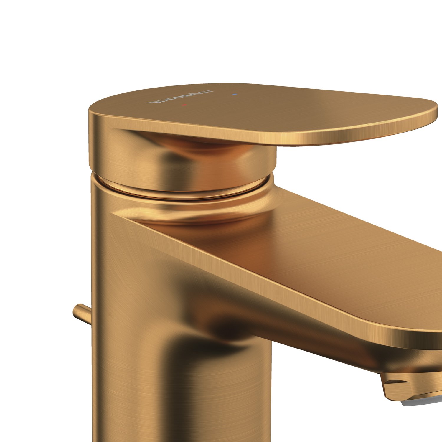 Baterie lavoar Duravit WA1010001004, Wave, tip comanda monocomanda, marime s, tip instalare pe lavoar, bronz [1]