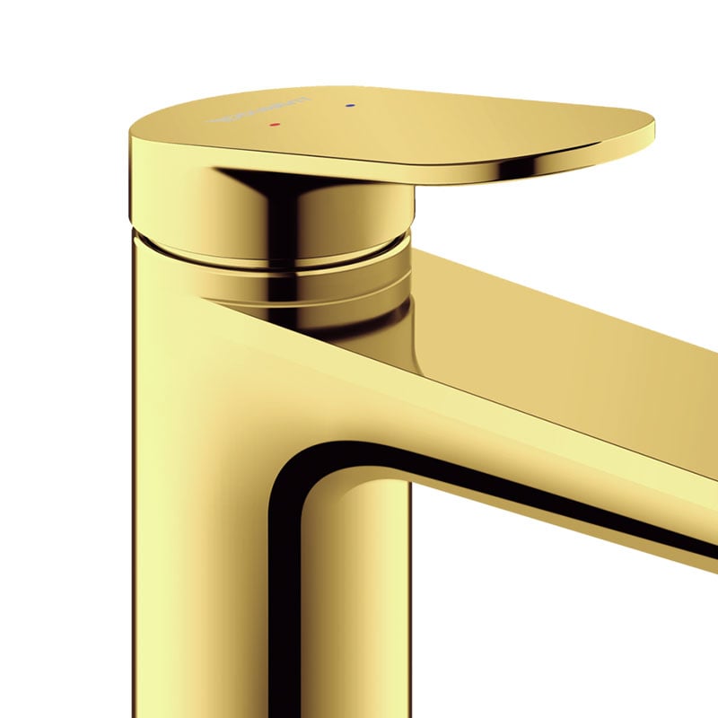 Baterie lavoar Duravit WA1040002034, Wave, tip comanda monocomanda, marime xl, tip instalare pe blat, auriu [1]