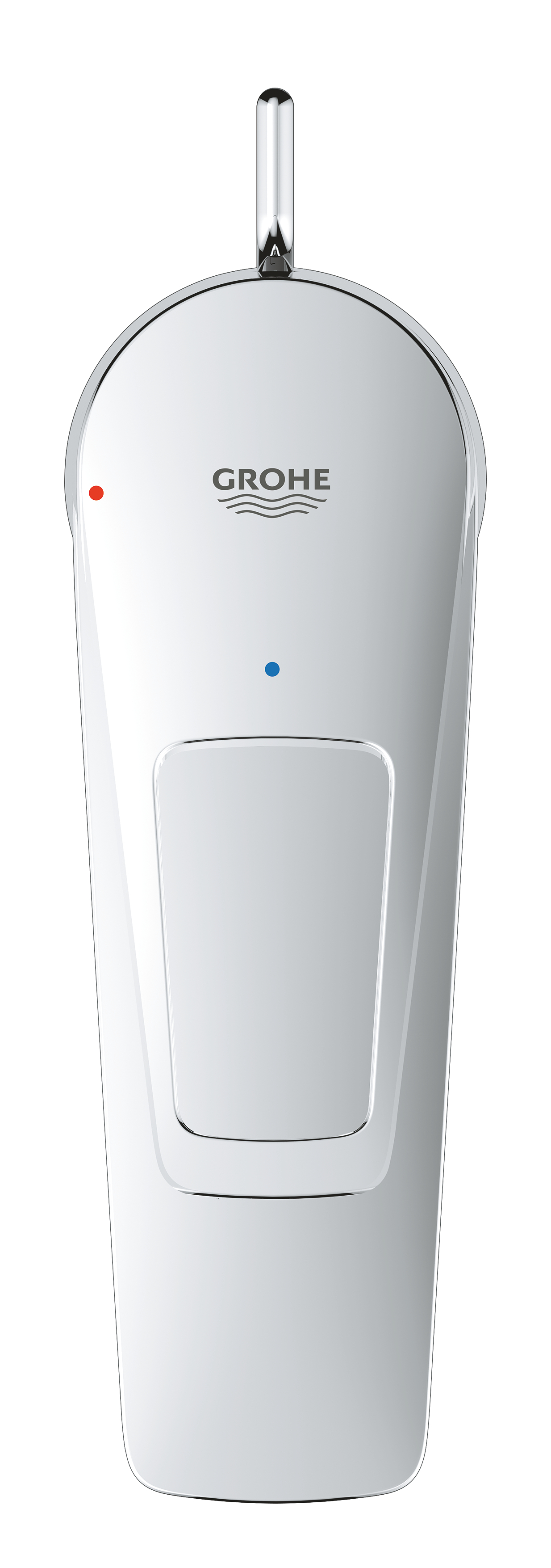 Baterie lavoar Grohe 22054001, Bauloop, tip comanda monocomanda, tip instalare pe lavoar, marime s, crom [3]