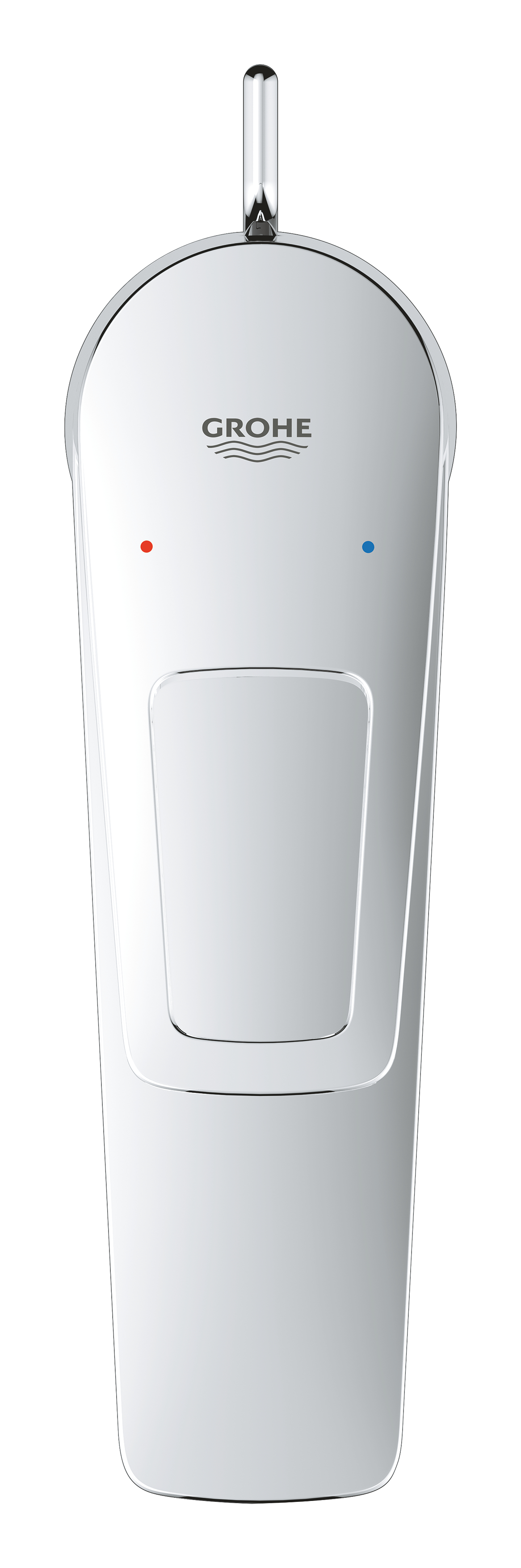 Baterie lavoar Grohe 23762001, Bauloop, tip comanda monocomanda, tip instalare pe lavoar, marime m, crom [5]