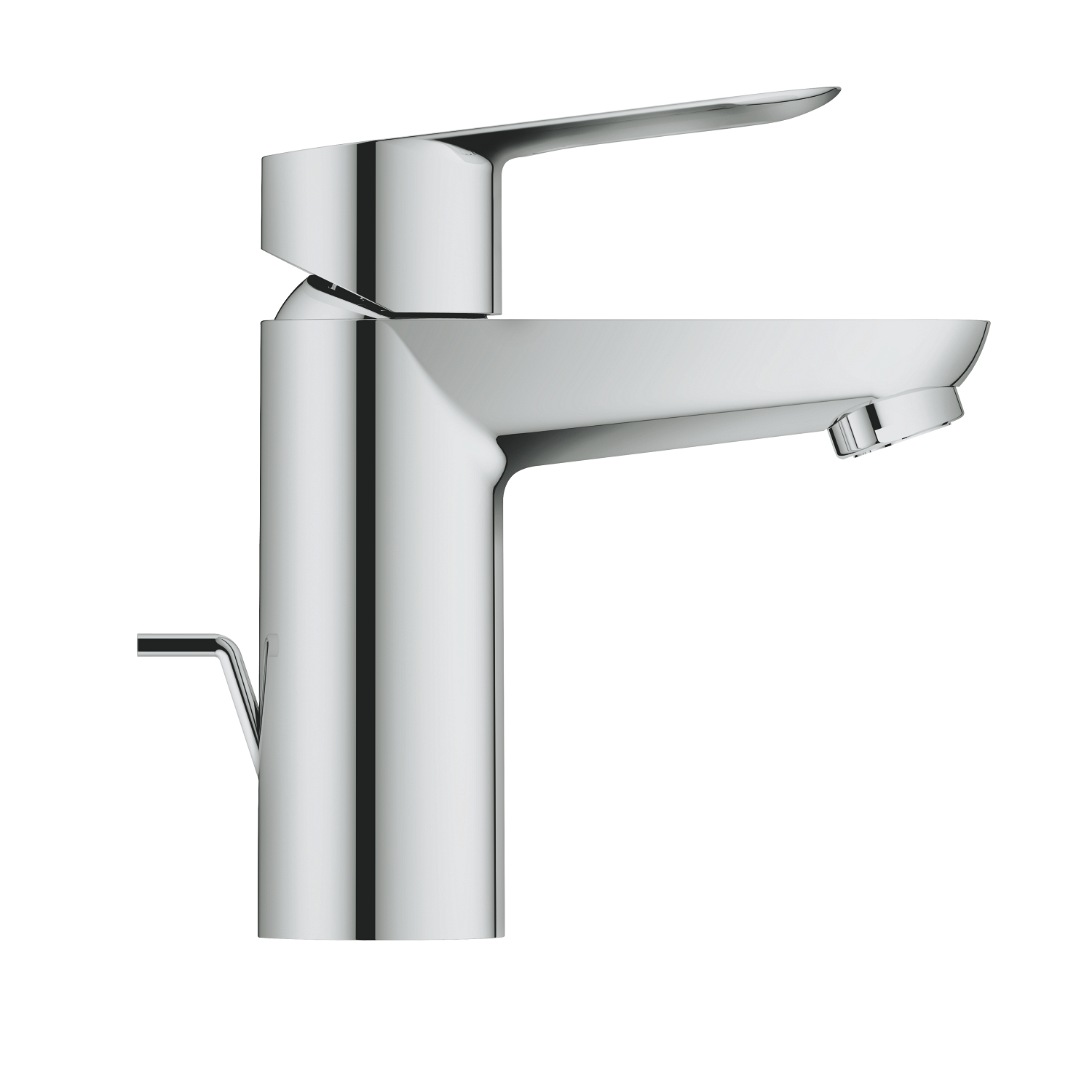Baterie lavoar Grohe 32814000, Bauloop, tip comanda monocomanda, tip instalare pe lavoar, marime s, crom [1]