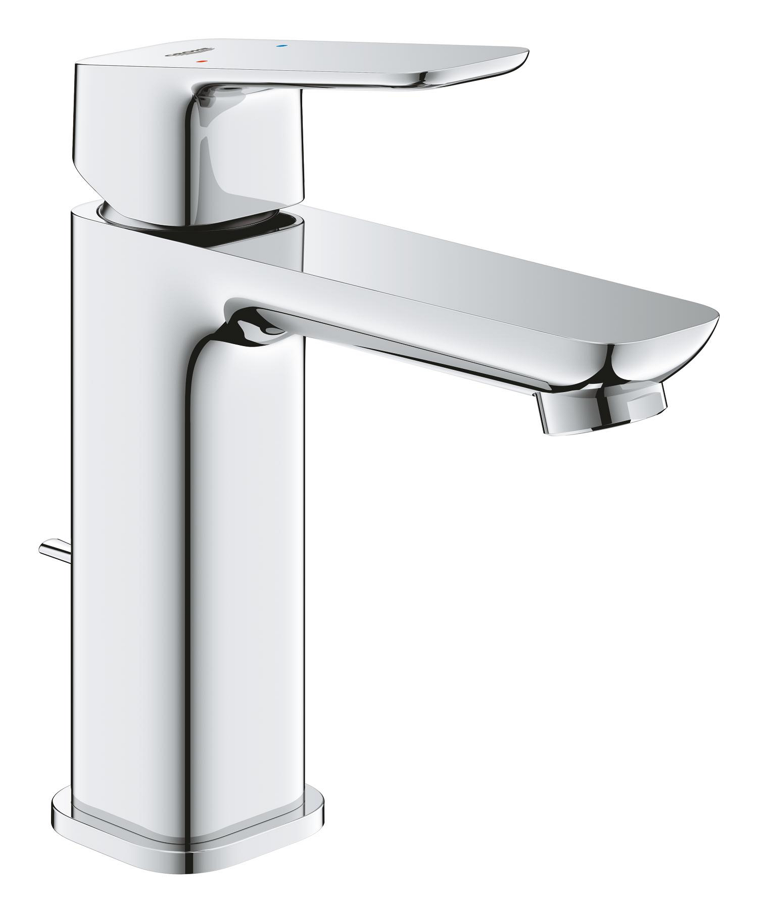 Baterii sanitare - Baterie lavoar Grohe 1017510000, Cubeo, tip comanda monocomanda, marime m, tip instalare pe lavoar, pe blat, crom