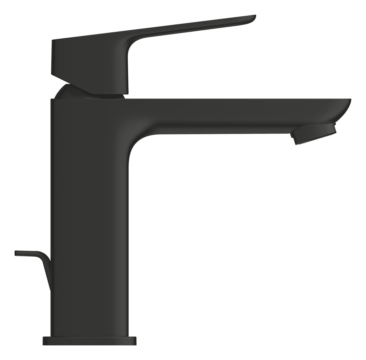 Baterie lavoar Grohe 1017512430, Cubeo, tip comanda monocomanda, marime m, tip instalare pe lavoar, pe blat, negru [1]