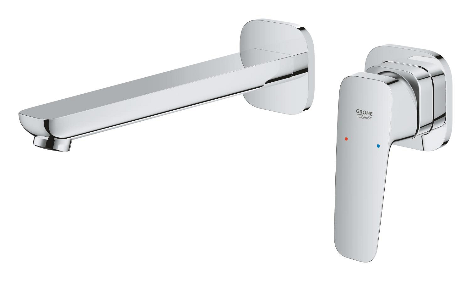 Baterie lavoar Grohe 1017890000, Cubeo, tip comanda monocomanda, marime l, numar orificii instalare 2, crom [2]