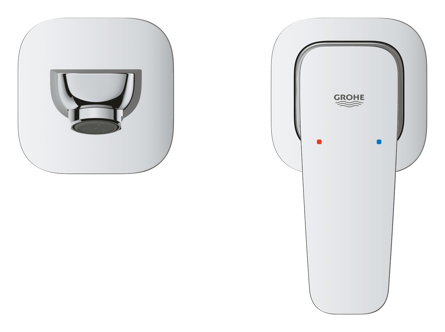 Baterie lavoar Grohe 1017890000, Cubeo, tip comanda monocomanda, marime l, numar orificii instalare 2, crom [3]