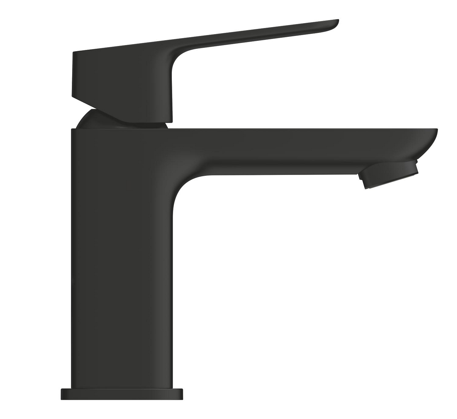 Baterie lavoar Grohe 1016992430, Cubeo, tip comanda monocomanda, tip instalare pe lavoar, marime s, negru [1]