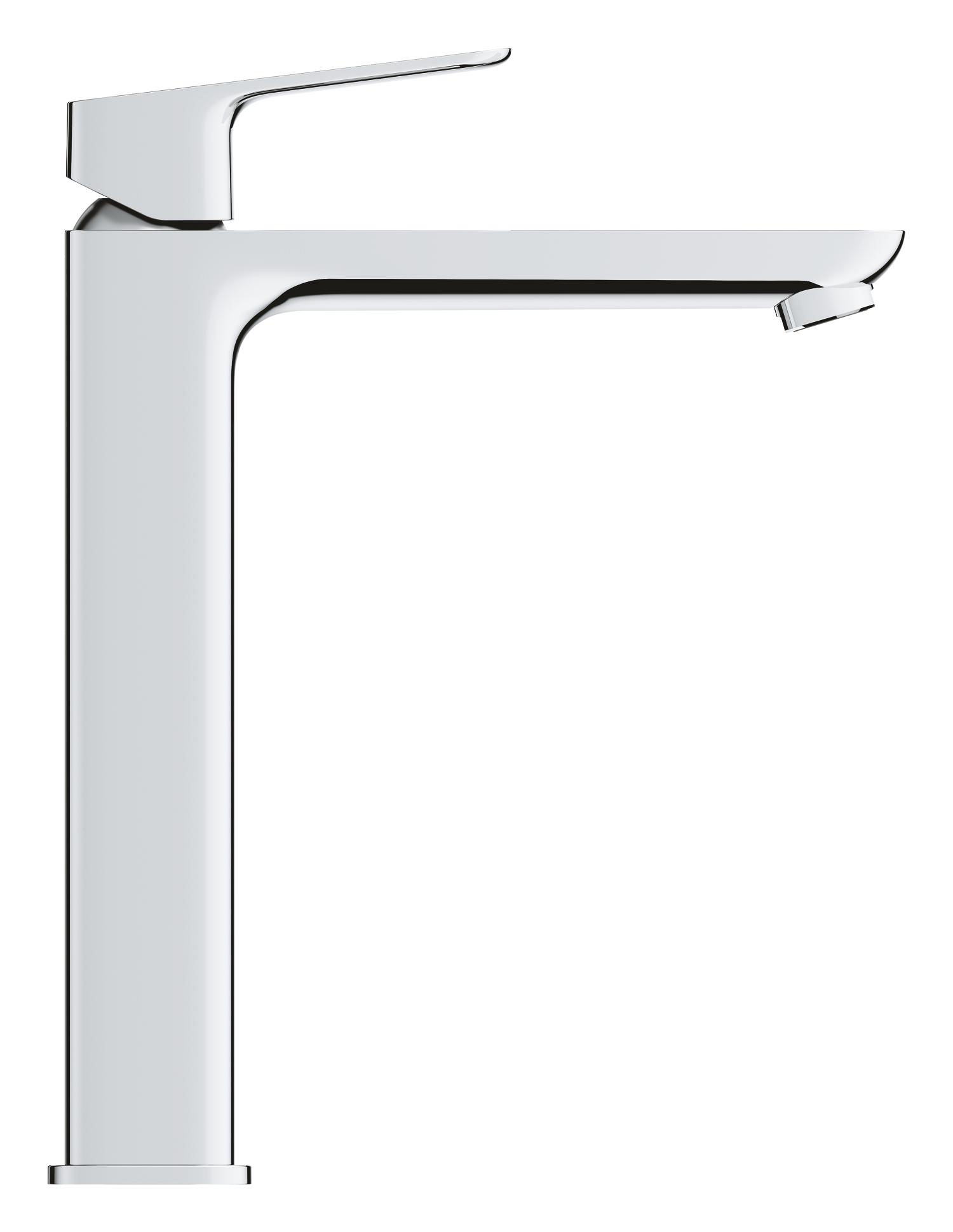 Baterie lavoar Grohe 1017800000, Cubeo, tip comanda monocomanda, marime xl, tip instalare pe blat, crom [2]