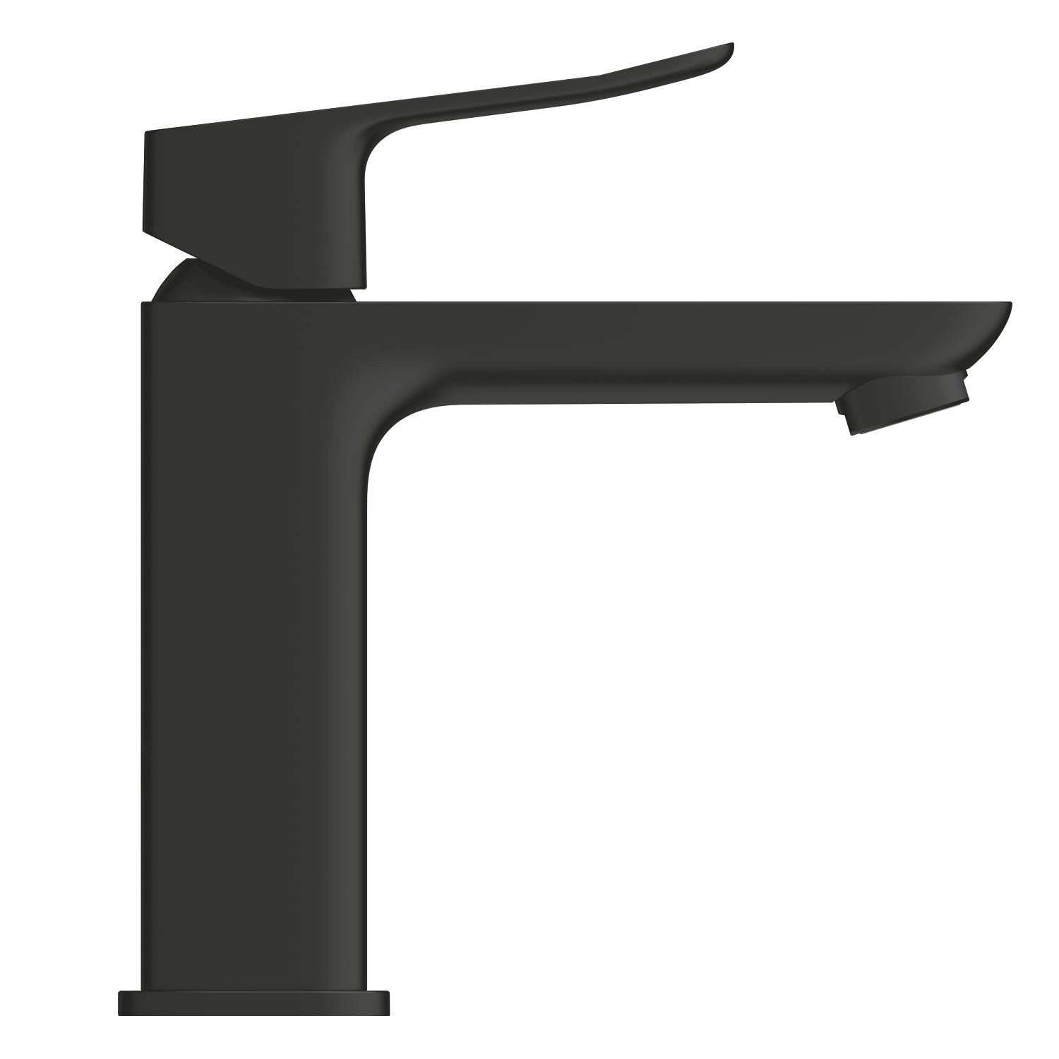 Baterie lavoar Grohe 1018332430, Dice, tip comanda monocomanda, marime m, tip instalare pe blat, pe lavoar, negru [1]