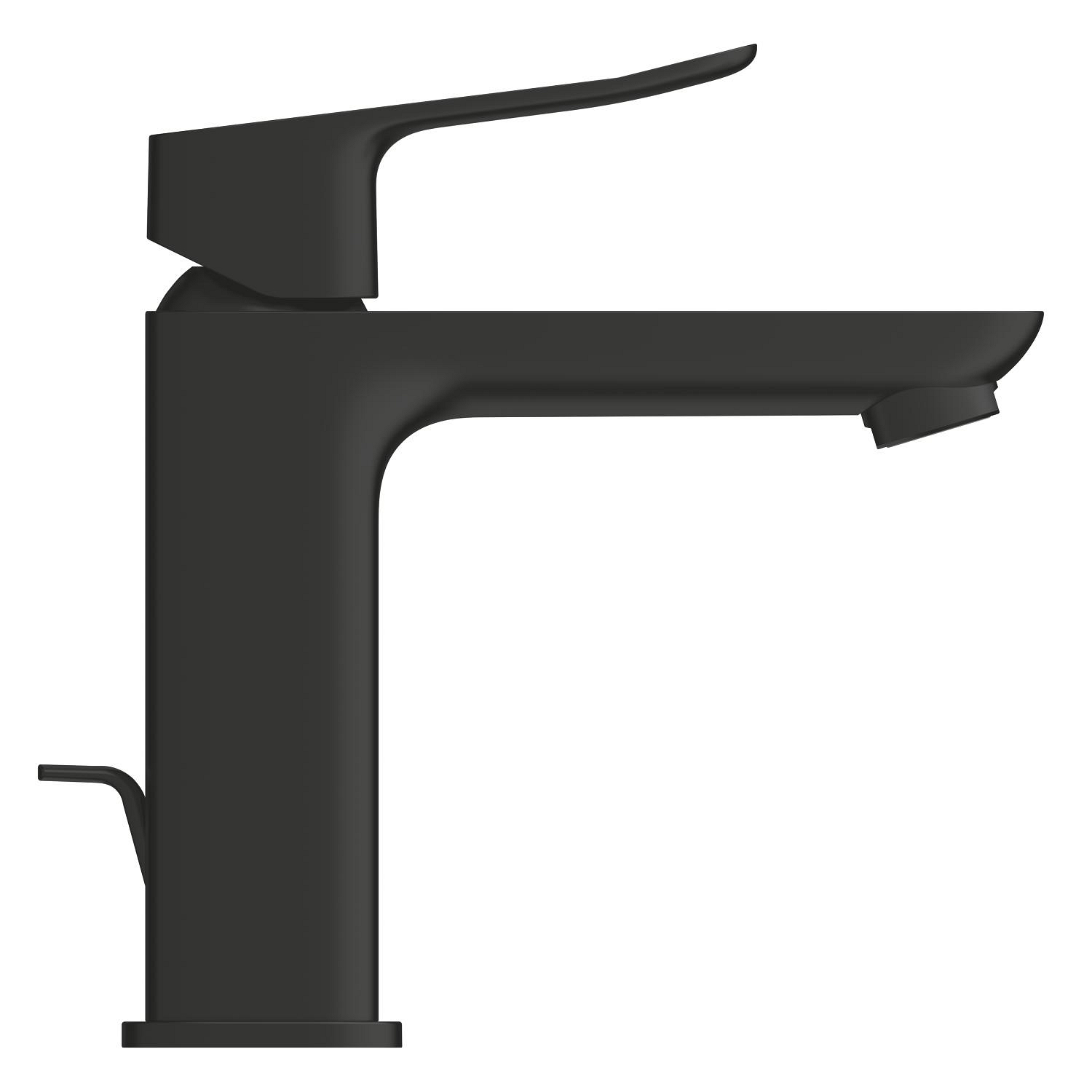 Baterie lavoar Grohe 1018322430, Dice, tip comanda monocomanda, marime m, tip instalare pe blat, pe lavoar, negru [1]