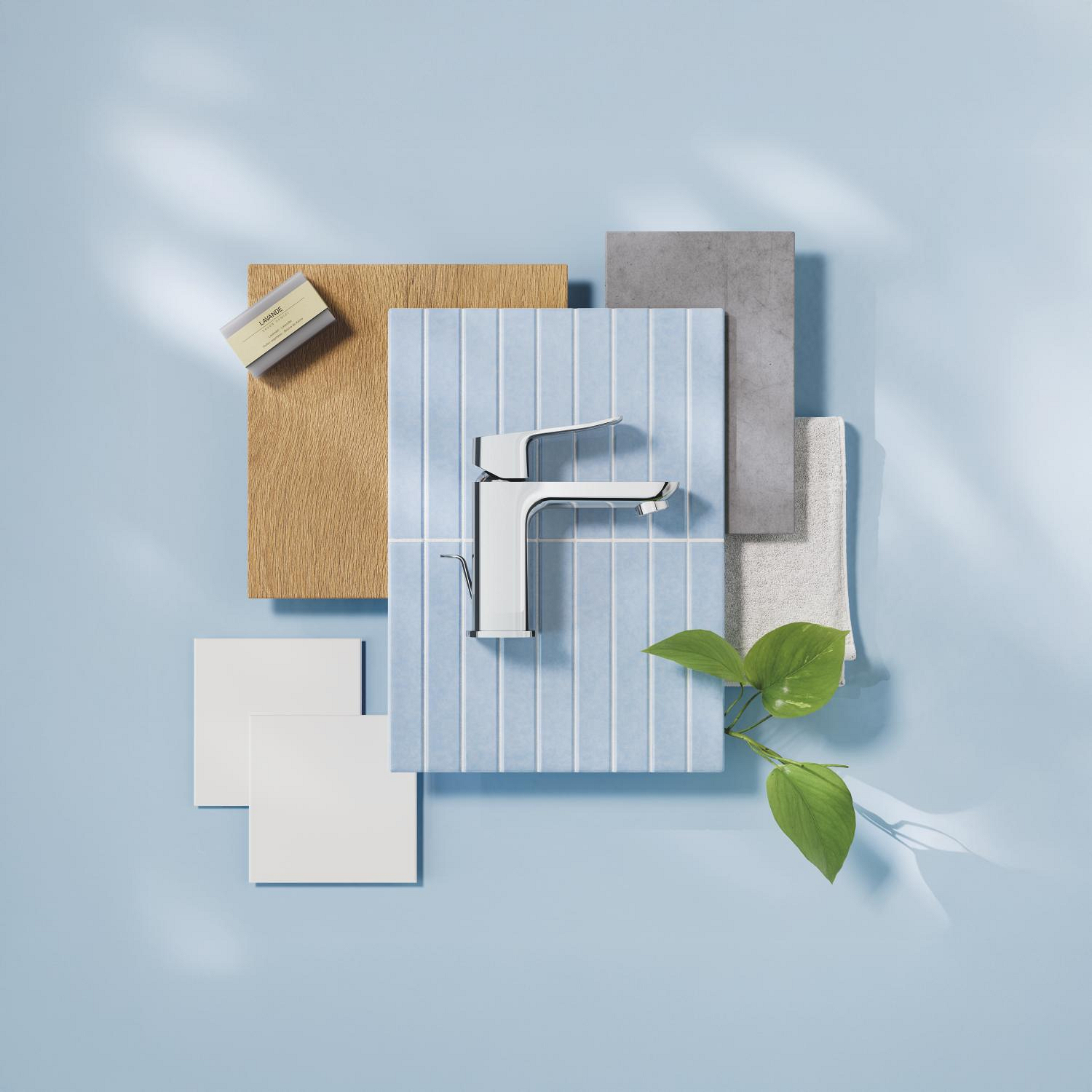 Baterie lavoar Grohe 1018560000, Dice, tip comanda monocomanda, marime s, tip instalare pe lavoar, crom [18]
