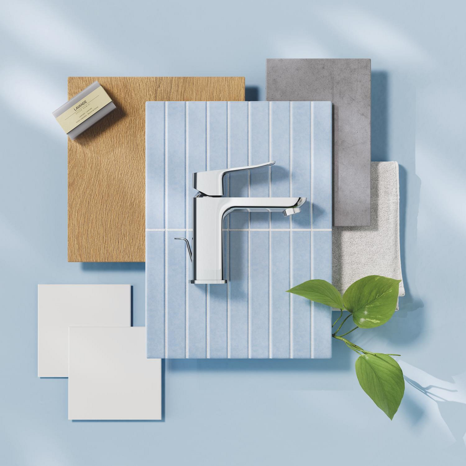 Baterie lavoar Grohe 1018560000, Dice, tip comanda monocomanda, marime s, tip instalare pe lavoar, crom [17]