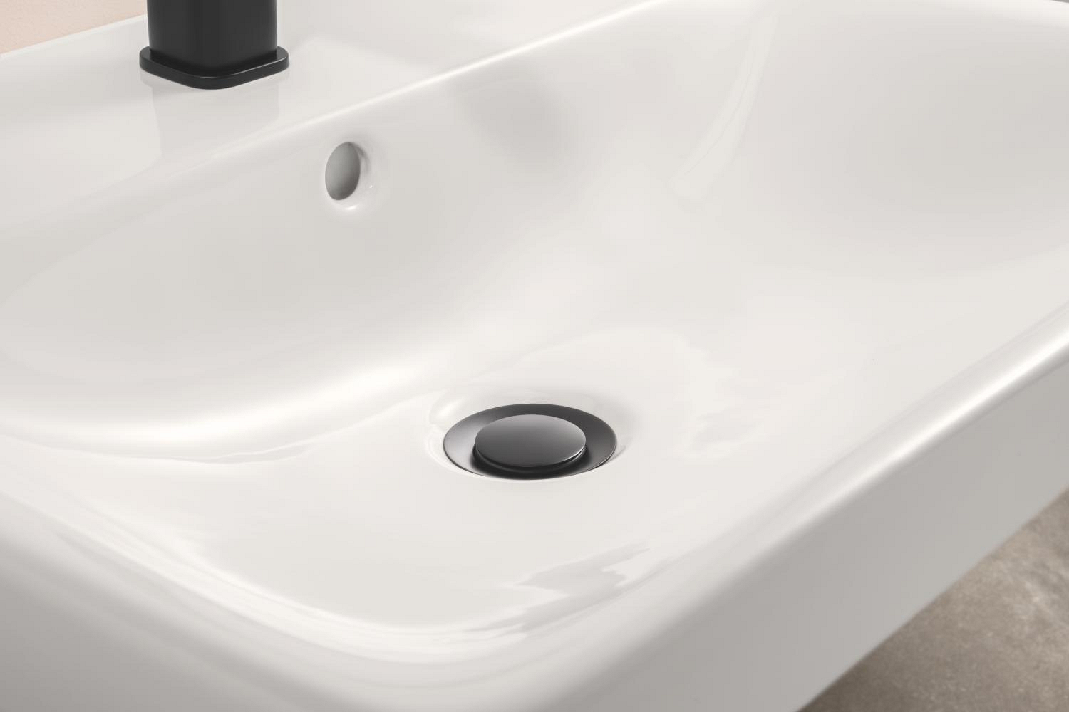 Baterie lavoar Grohe 1018562430, Dice, tip comanda monocomanda, marime s, tip instalare pe lavoar, negru [7]