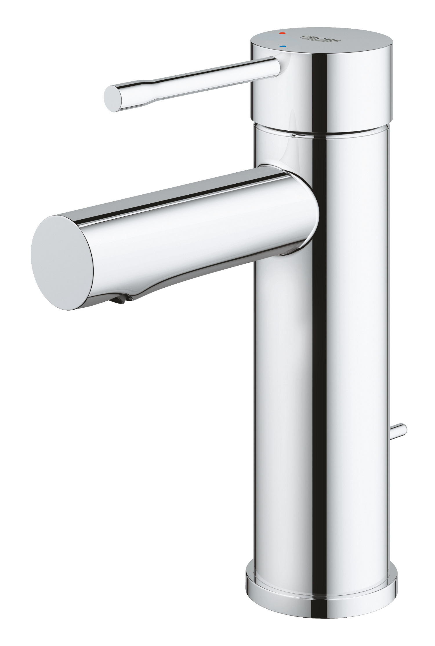 Baterie lavoar Grohe 24183001, Essence, tip comanda monocomanda, tip instalare pe lavoar, pe blat, crom [2]