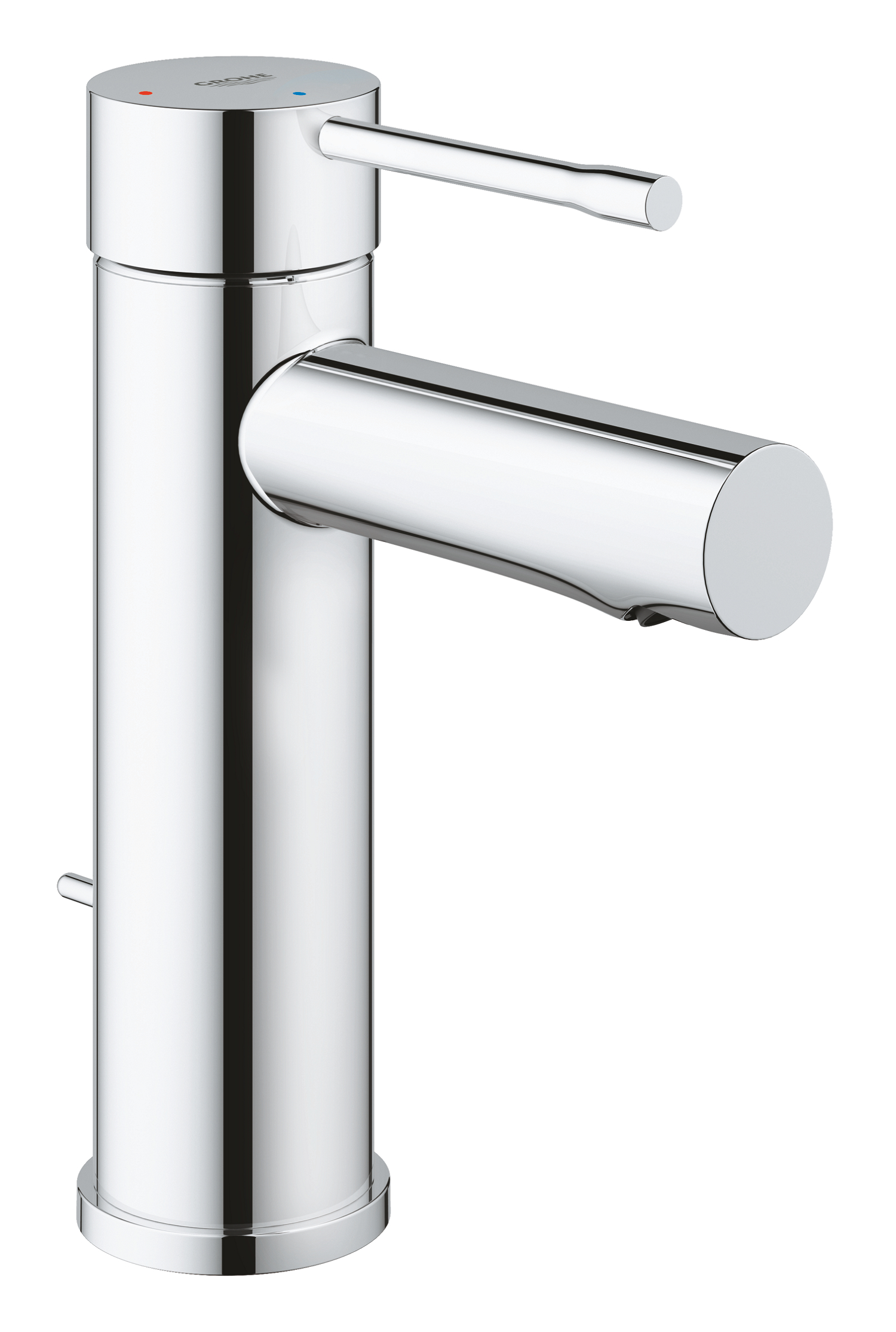 Baterii sanitare - Baterie lavoar Grohe 24183001, Essence, tip comanda monocomanda, tip instalare pe lavoar, pe blat, crom