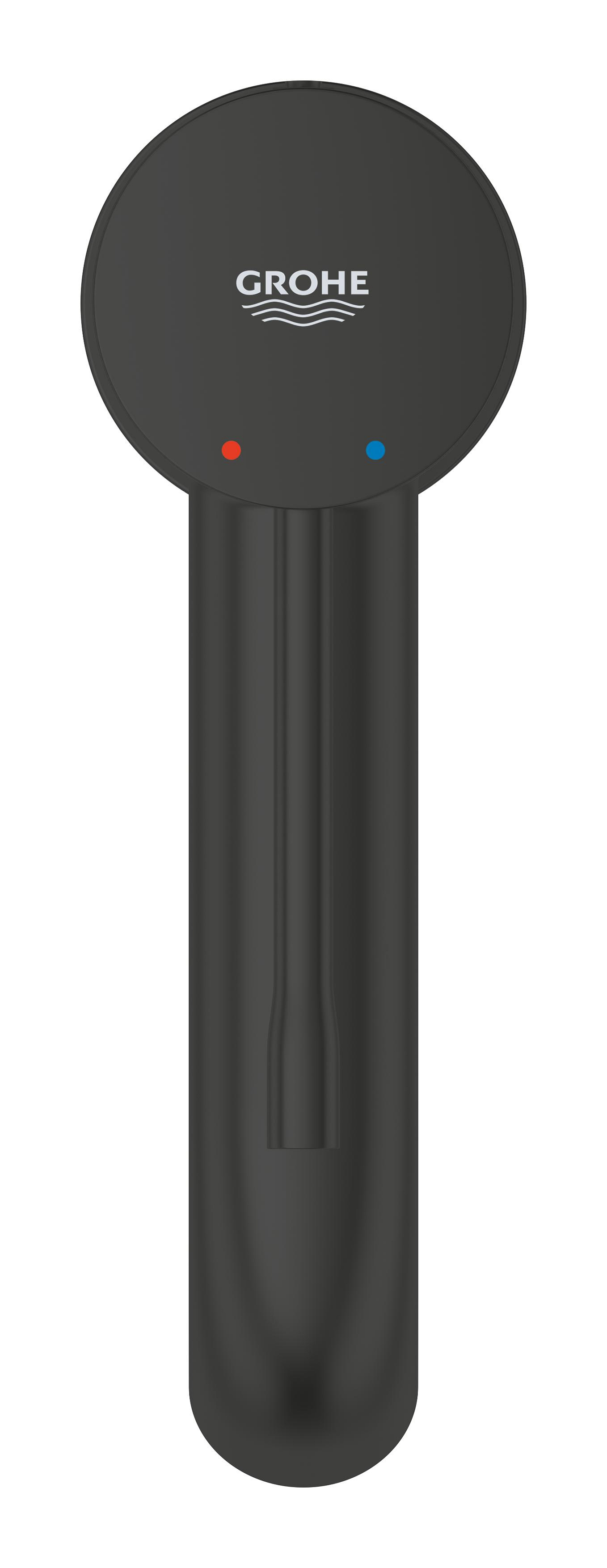 Baterie lavoar Grohe 235902431, Essence, tip comanda monocomanda, marime m, tip instalare pe blat, pe lavoar, negru [3]