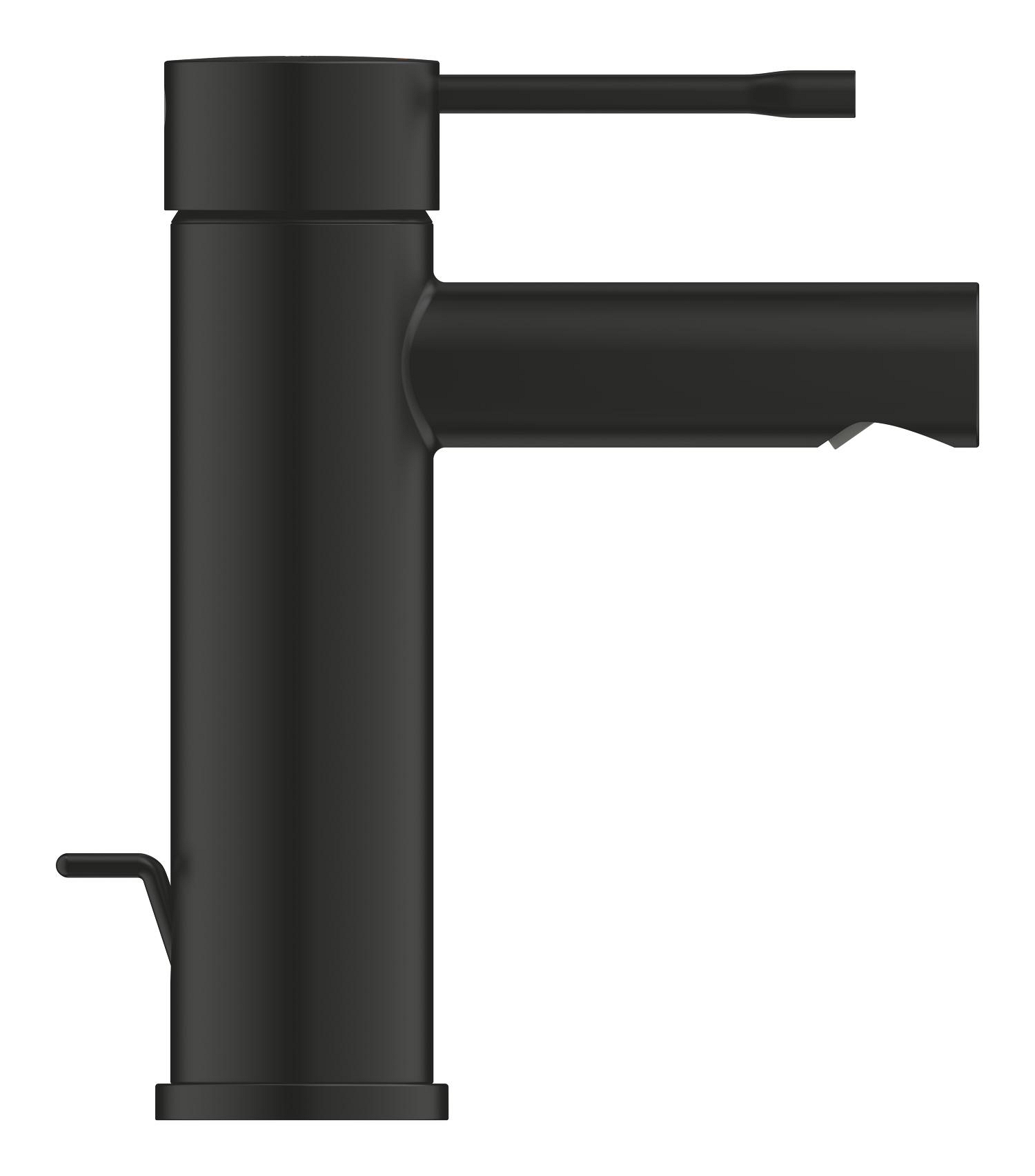 Baterie lavoar Grohe 328982431, Essence, tip comanda monocomanda, marime m, tip instalare pe blat, pe lavoar, negru [1]