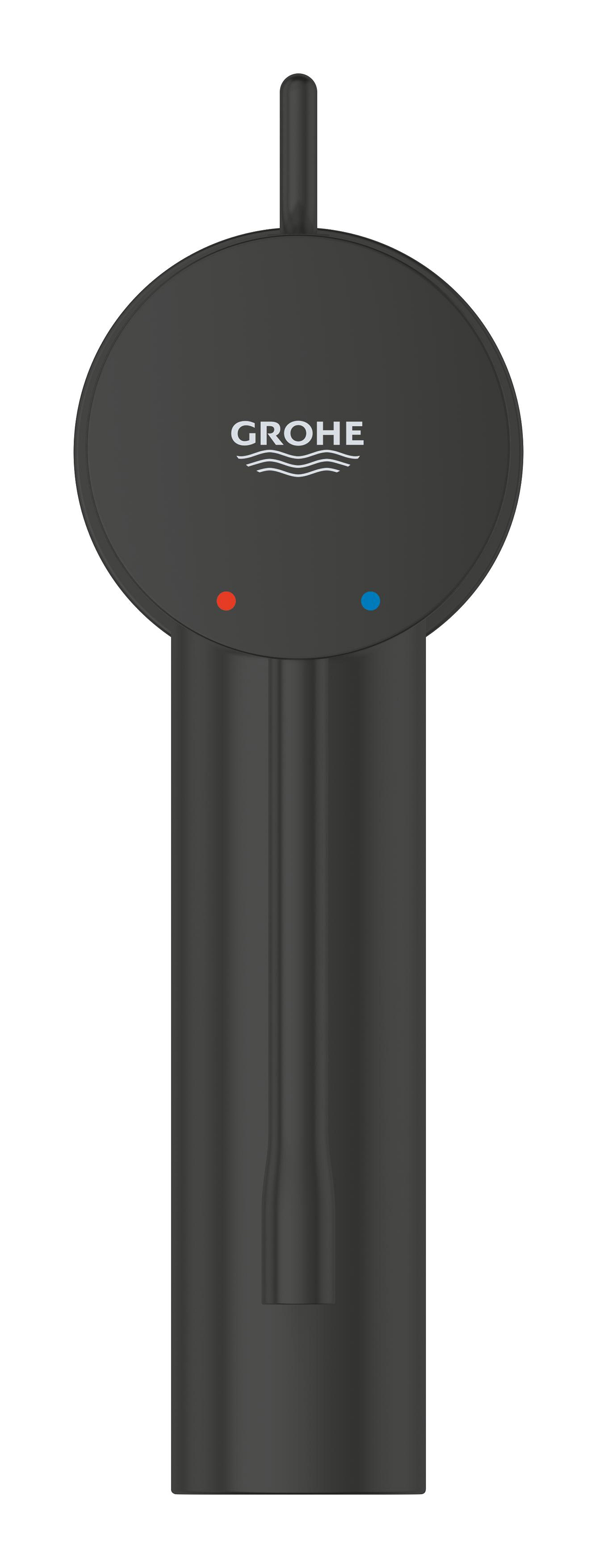 Baterie lavoar Grohe 328982431, Essence, tip comanda monocomanda, marime m, tip instalare pe blat, pe lavoar, negru [3]