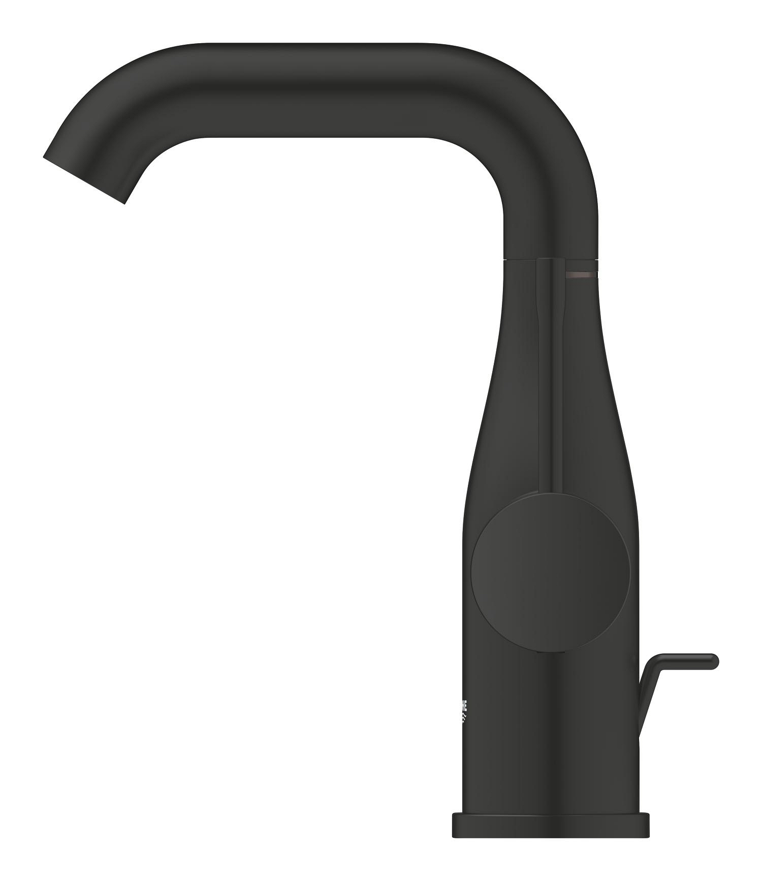 Baterie lavoar Grohe 234622431, Essence, tip comanda monocomanda, marime m, tip instalare pe blat, pe lavoar, negru [1]