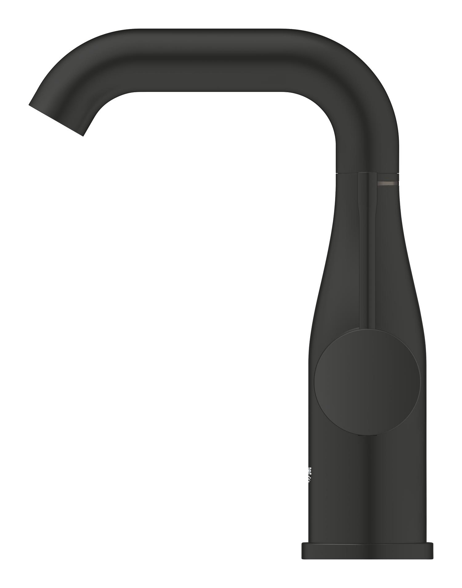 Baterie lavoar Grohe 237982431, Essence, tip comanda monocomanda, marime m, tip instalare pe blat, pe lavoar, negru [1]