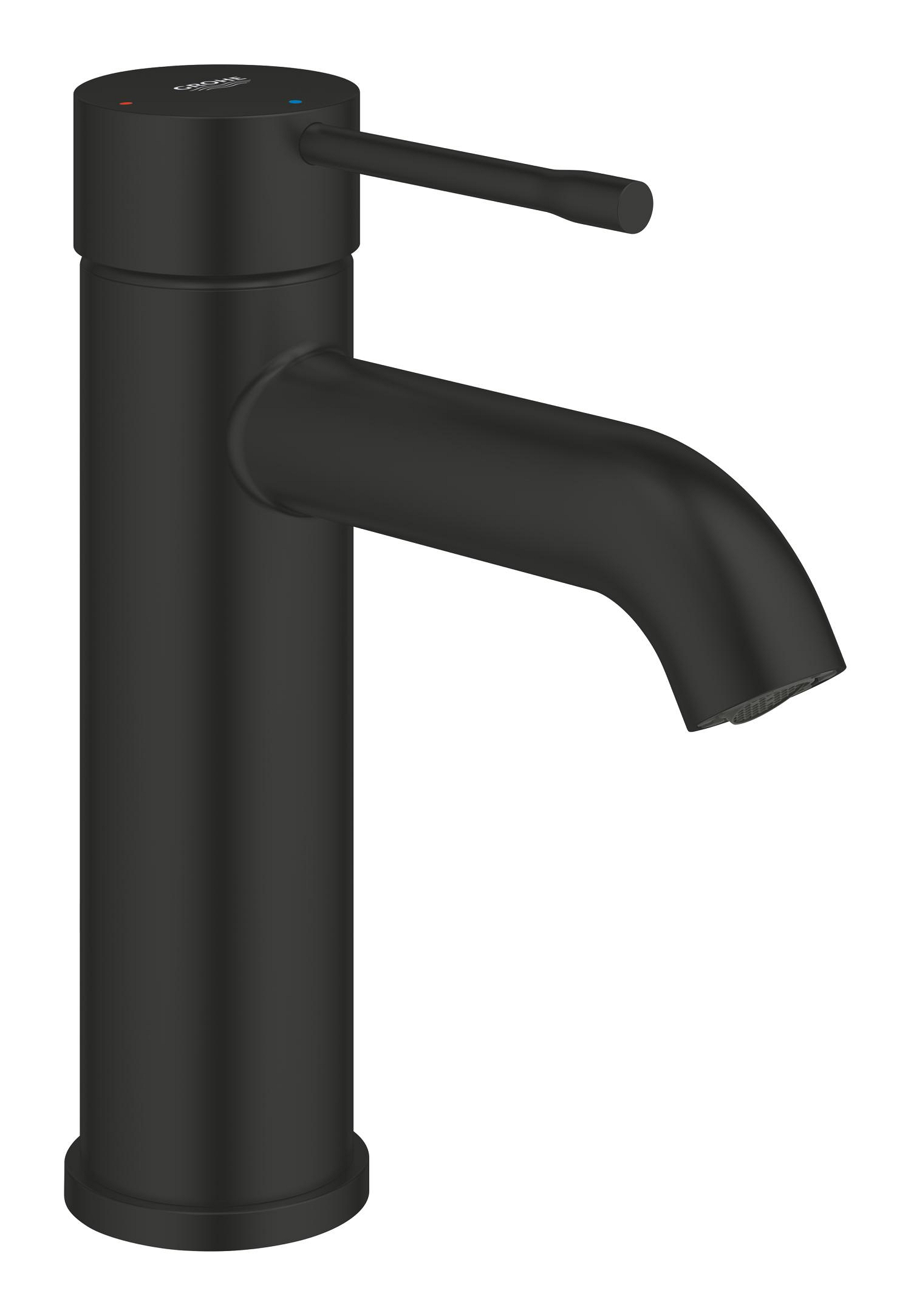 Baterie lavoar Grohe 237972431, Essence, tip comanda monocomanda, marime s, tip instalare pe lavoar, pe blat, negru [1]