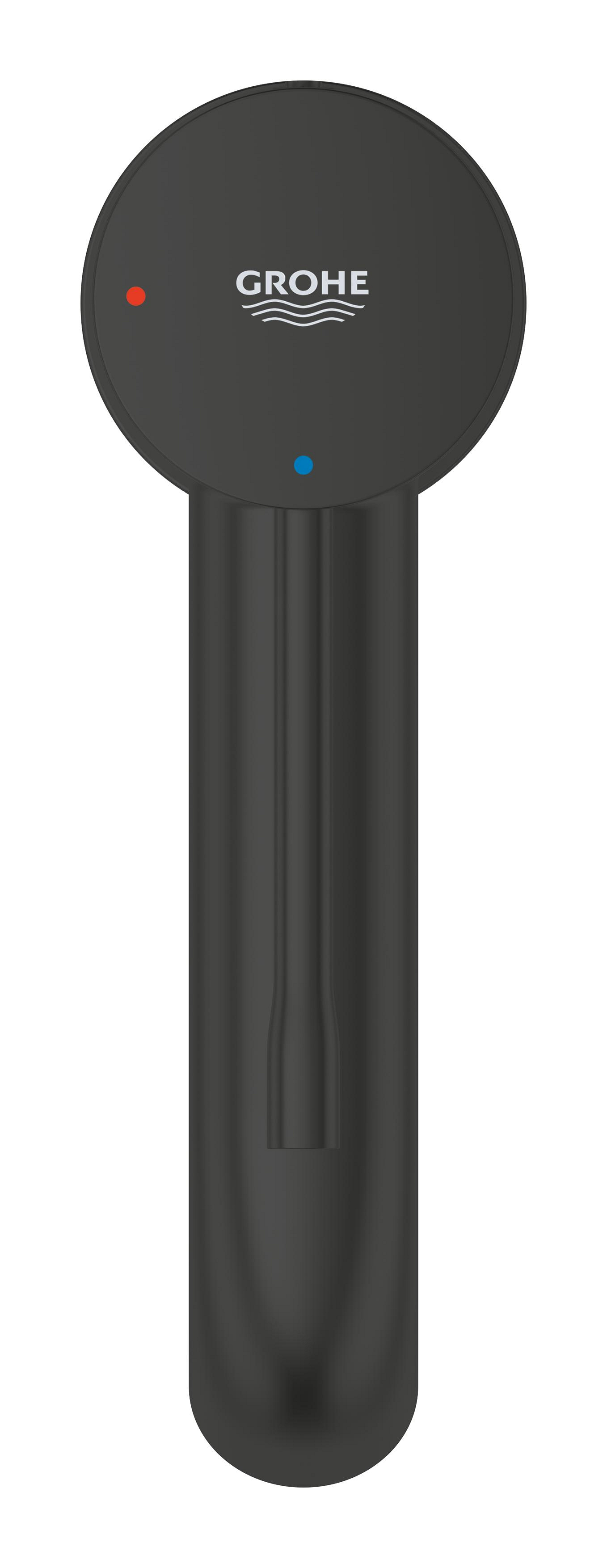 Baterie lavoar Grohe 237972431, Essence, tip comanda monocomanda, marime s, tip instalare pe lavoar, pe blat, negru [4]