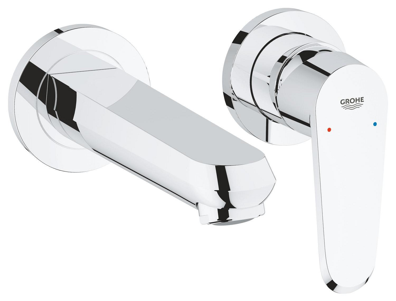 Baterii sanitare - Baterie lavoar Grohe 19573002, Eurodisc Cosmo, tip comanda monocomanda, tip instalare pe perete, crom