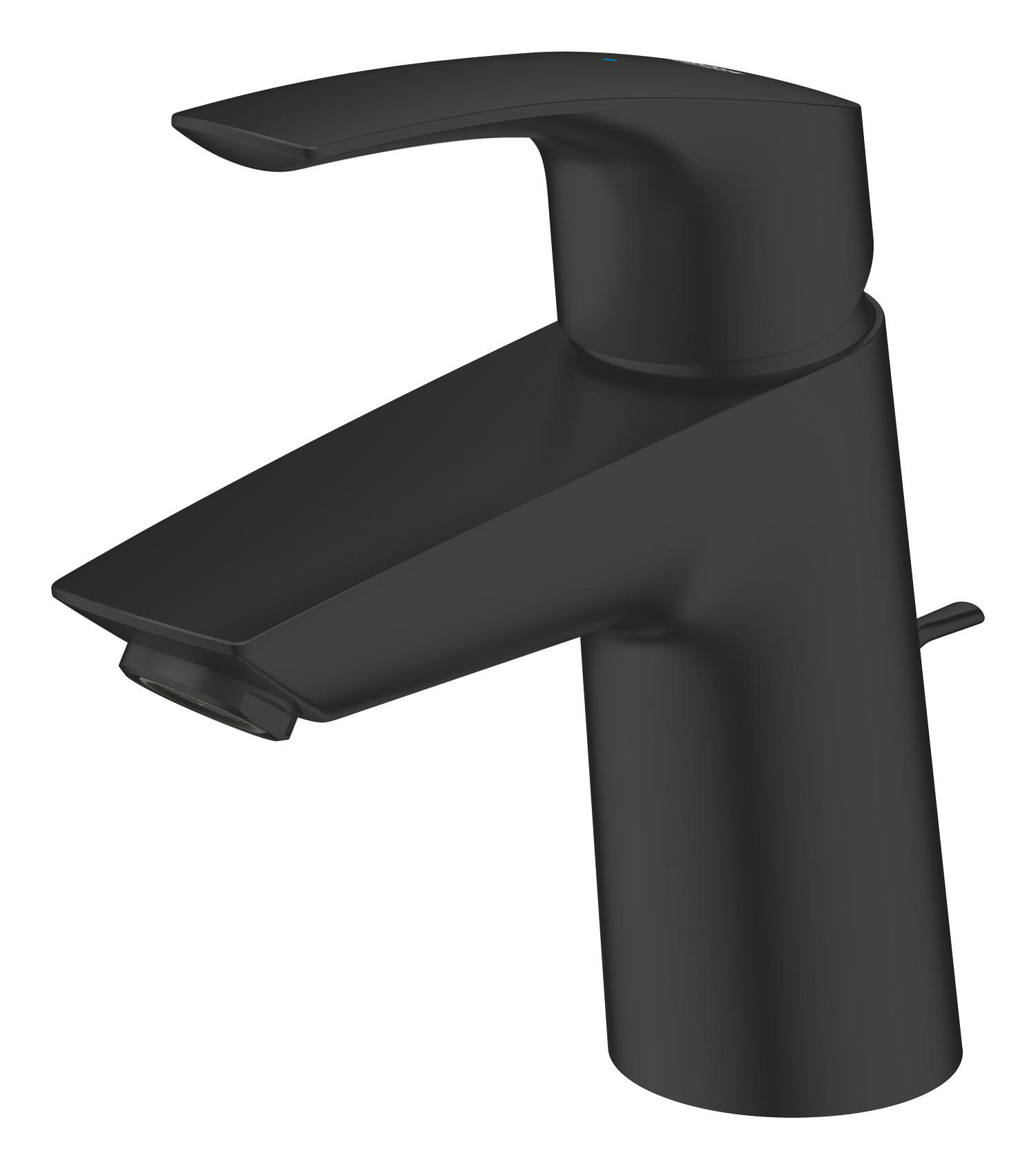 Baterie lavoar Grohe 239692433, EuroSmart, tip comanda monocomanda, marime s, tip instalare pe lavoar, negru [1]