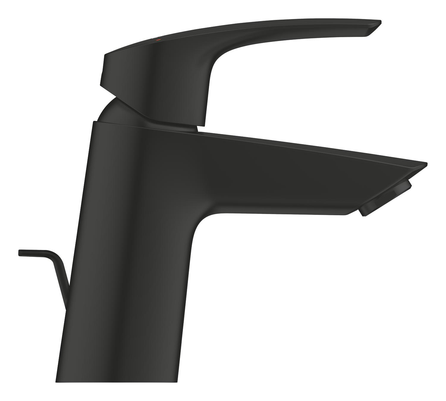 Baterie lavoar Grohe 239692433, EuroSmart, tip comanda monocomanda, marime s, tip instalare pe lavoar, negru [2]