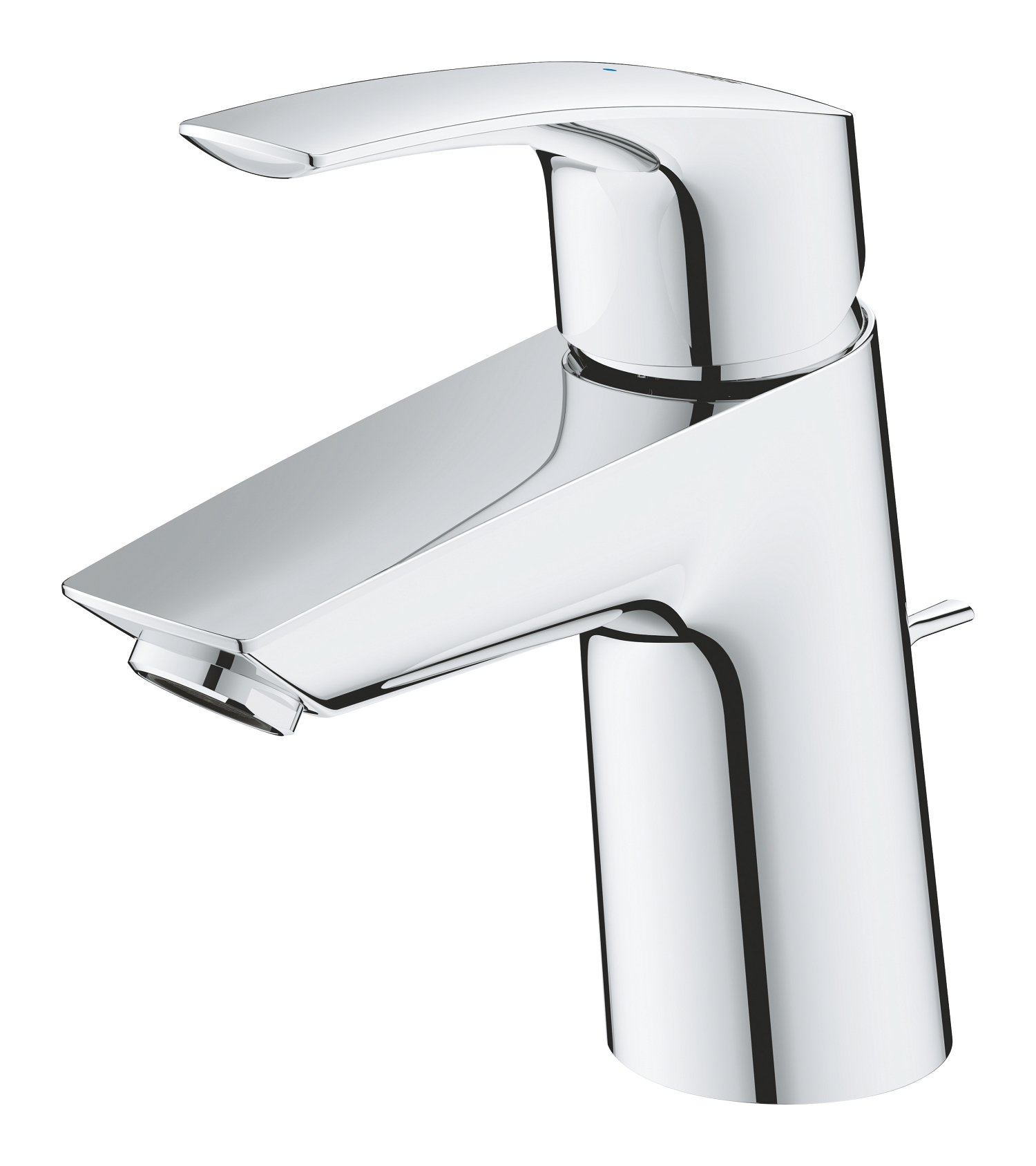 Baterie lavoar Grohe 23969003, Eurosmart, tip comanda monocomanda, tip instalare pe lavoar, marime s, crom [2]