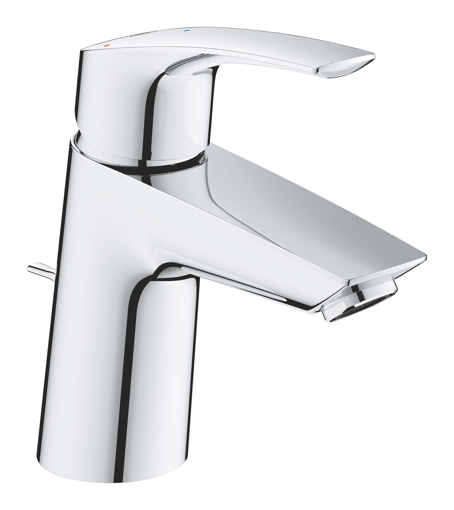 Baterii sanitare - Baterie lavoar Grohe 23969003, Eurosmart, tip comanda monocomanda, tip instalare pe lavoar, marime s, crom