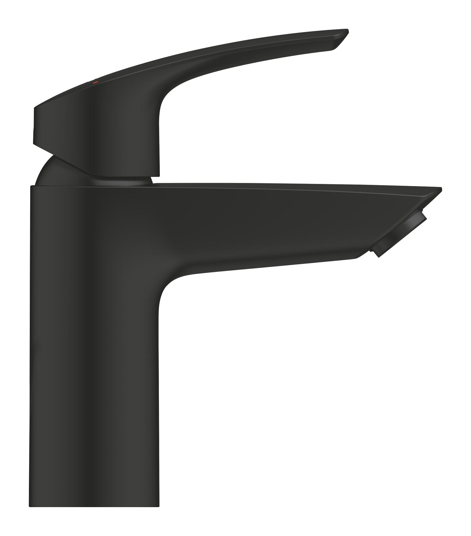 Baterie lavoar Grohe 321542433, EuroSmart, tip comanda monocomanda, marime s, tip instalare pe lavoar, negru [2]