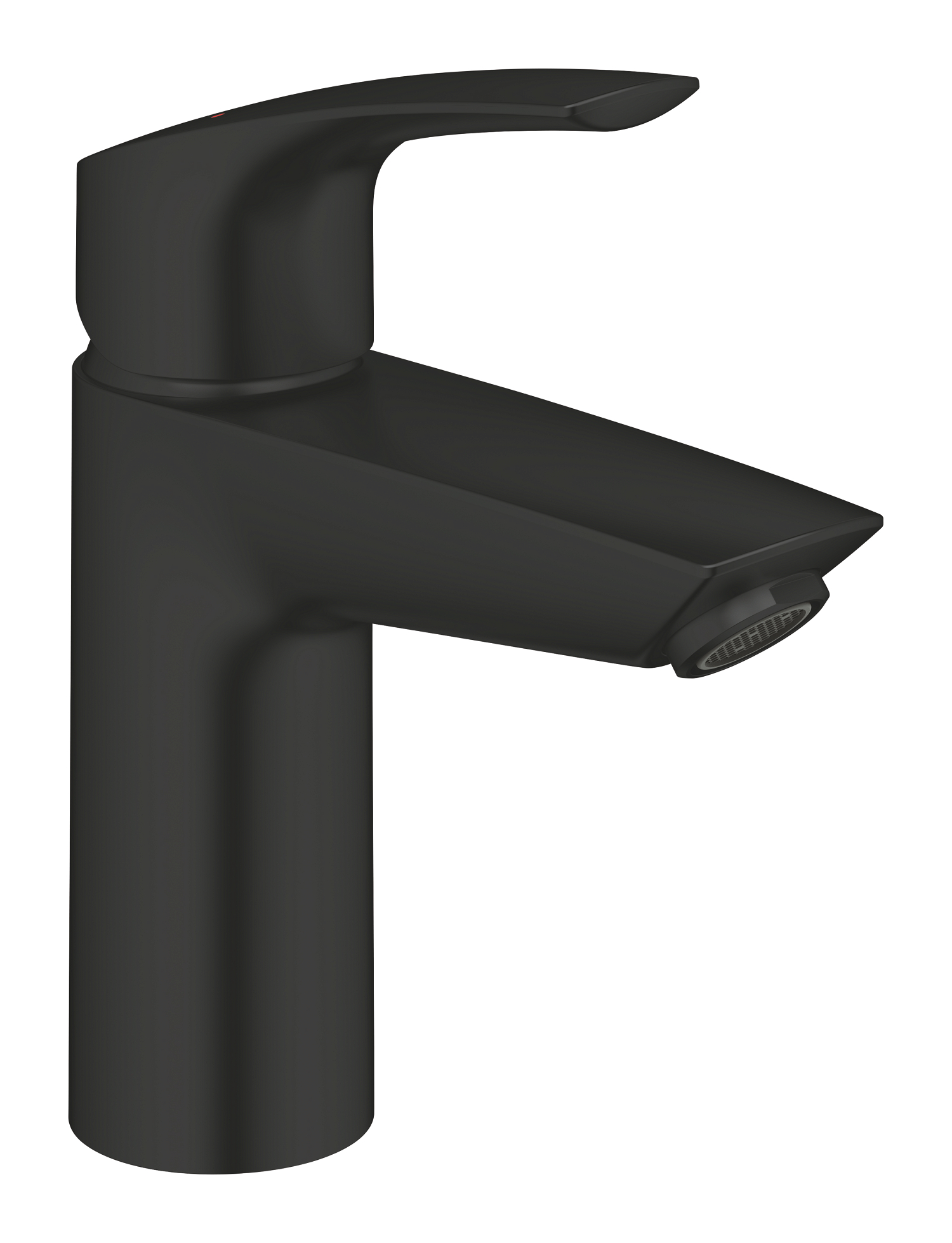 Baterii sanitare - Baterie lavoar Grohe 239222433, Eurosmart, tip comanda monocomanda, tip instalare pe lavoar, marime s, negru