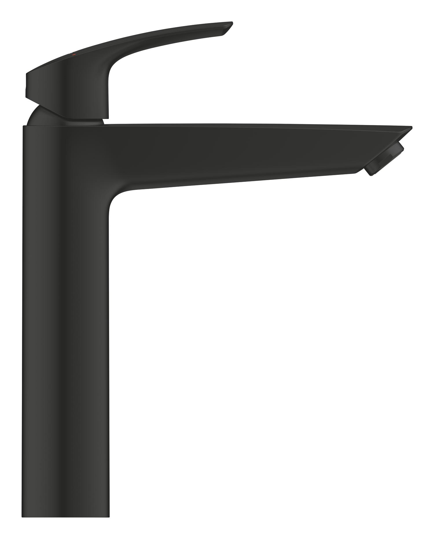 Baterie lavoar Grohe 241642433, EuroSmart, tip comanda monocomanda, marime xl, tip instalare pe blat, negru [2]