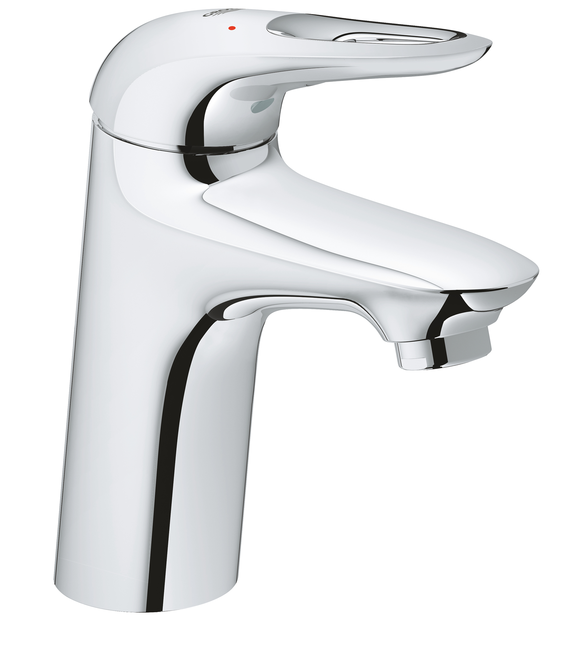 Baterii sanitare - Baterie lavoar Grohe 32468003, Eurostyle, tip comanda monocomanda, tip instalare pe lavoar, marime s, crom